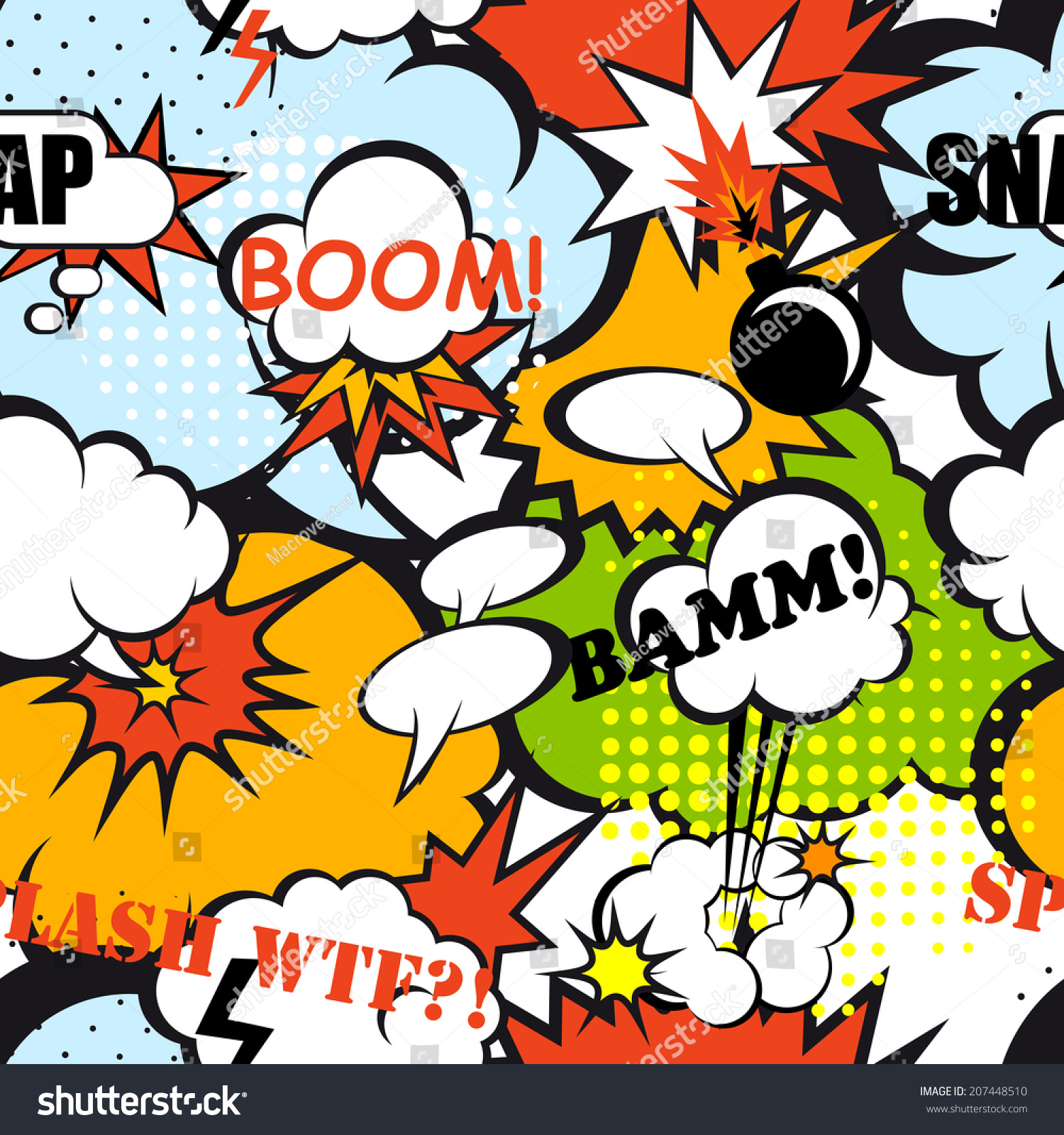 Comic Strip Pop Art Design Vector Image On Pop Art Comic Pop Art Images