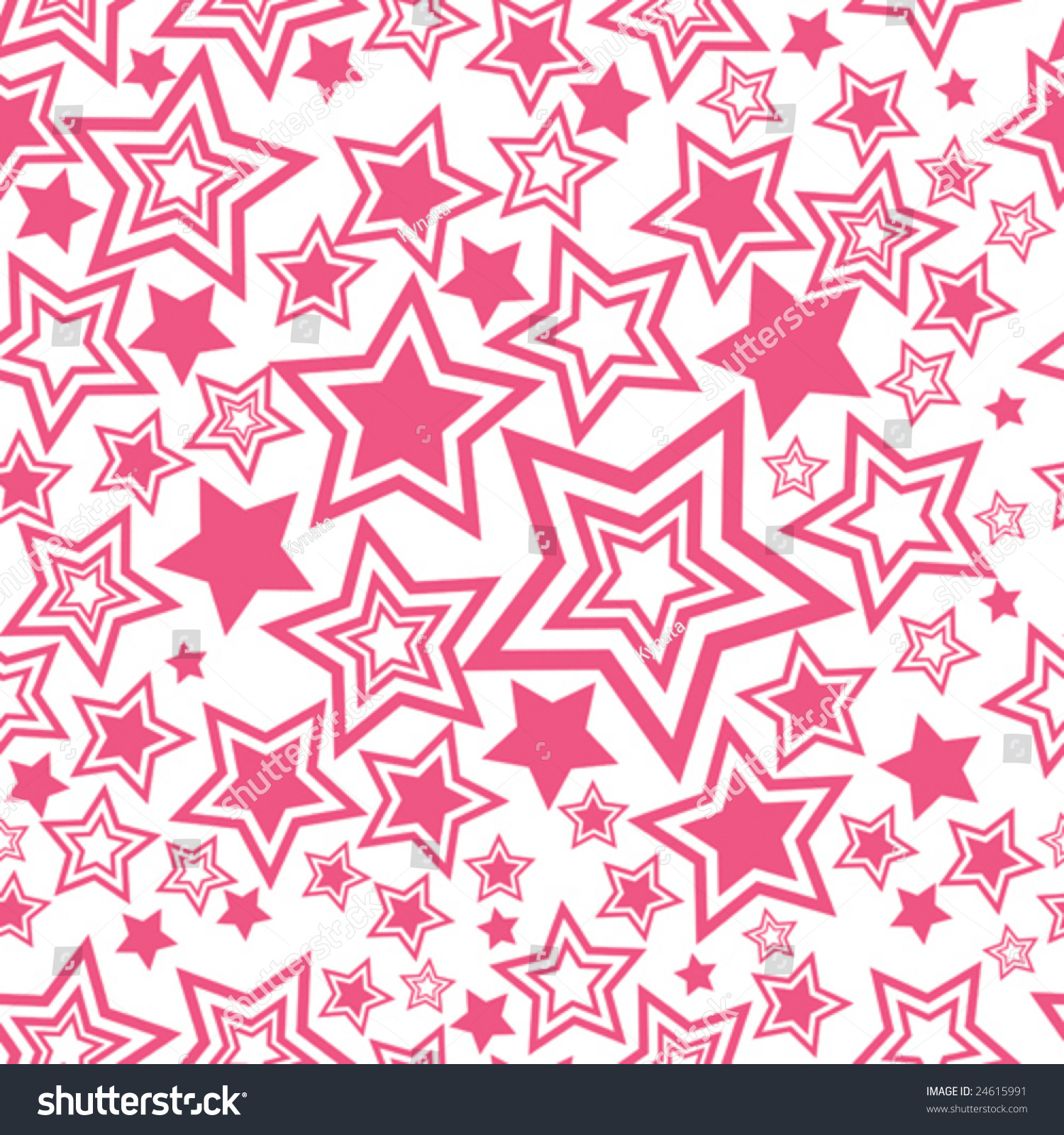 Seamless Stars Pattern Stock Vector Illustration 24615991 Shutterstock