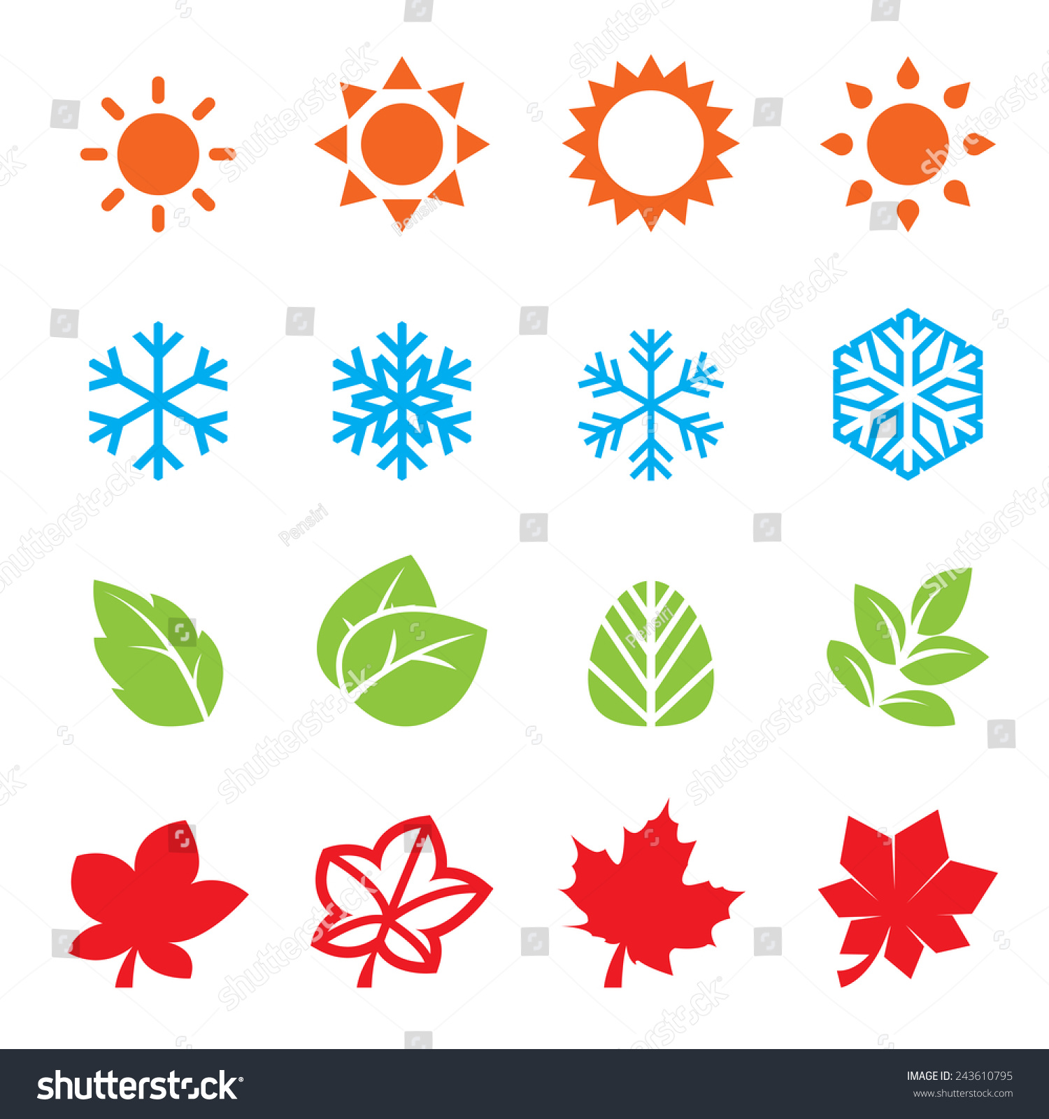 season-icon-set-stock-vector-illustration-243610795-shutterstock