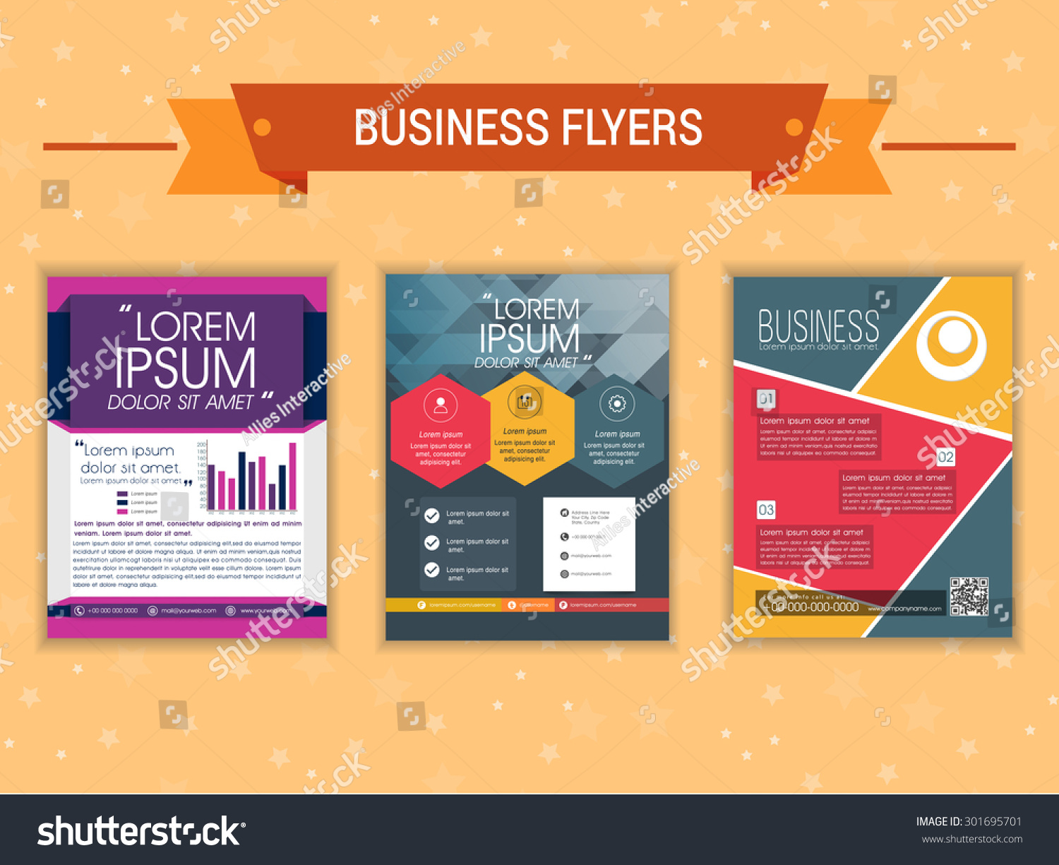 professional flyer background