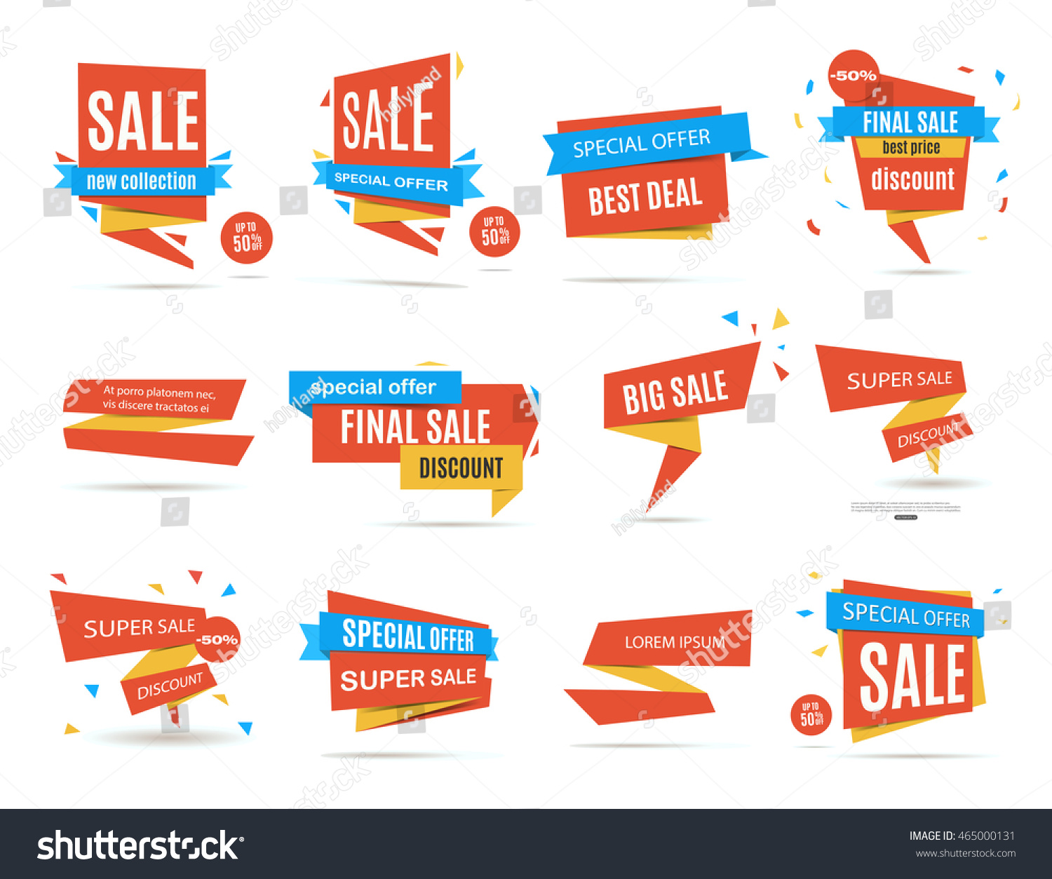 Set of red sale discount and promotion banners Label collection Banner design Sale tag Sale element Sale poster Discount set Discount template Vector illustration eps 10 Set of red sale discount and promotion banners Label collection Banner design Sale tag Sale element Sale poster Discount set Discount template Vector illustration eps 10
