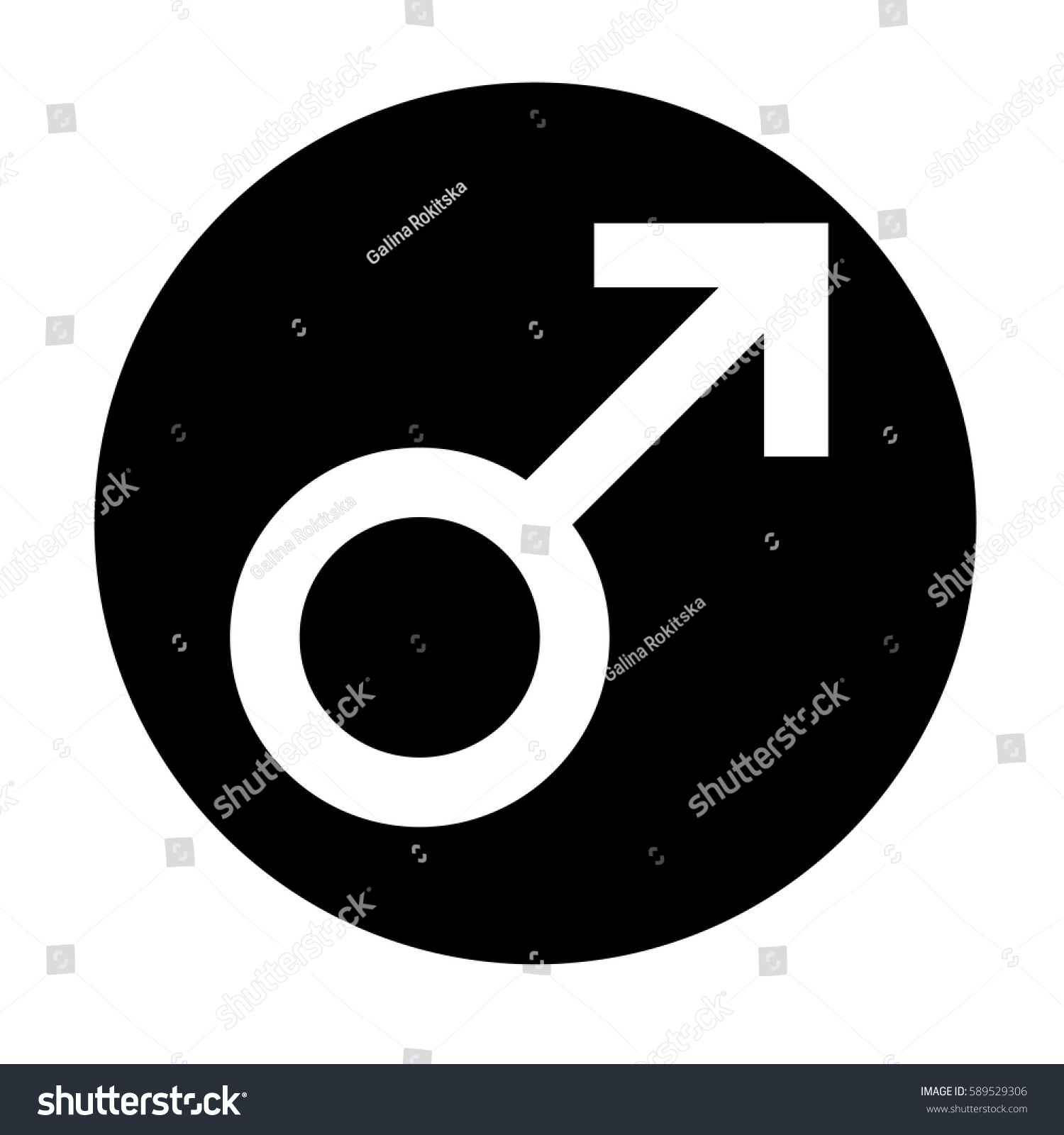 Sex Symbol Gender Man Flat Symbol เวกเตอรสตอก ปลอดคาลขสทธ