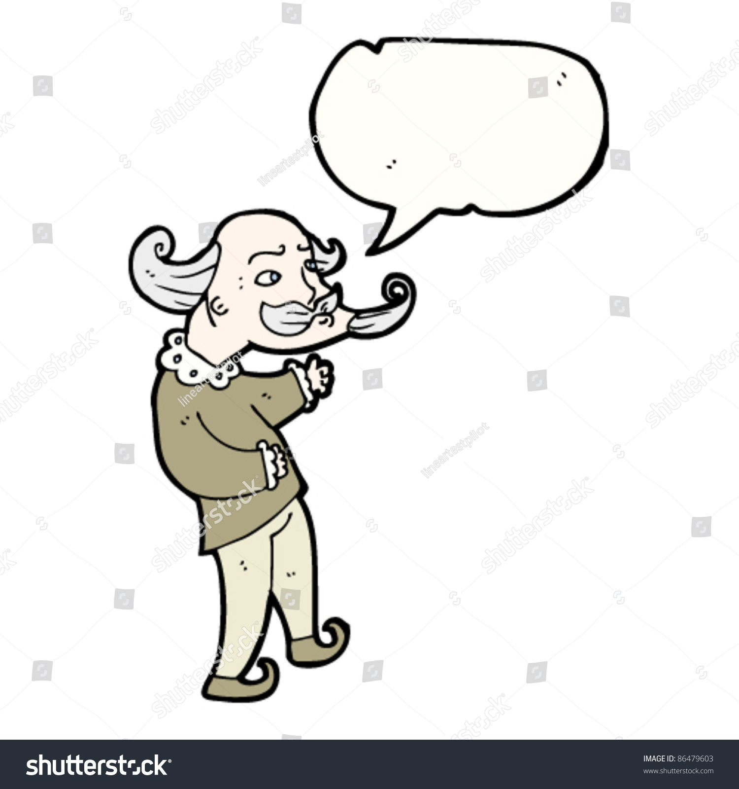 Shakespeare Cartoon Stock Vector Illustration 86479603 : Shutterstock