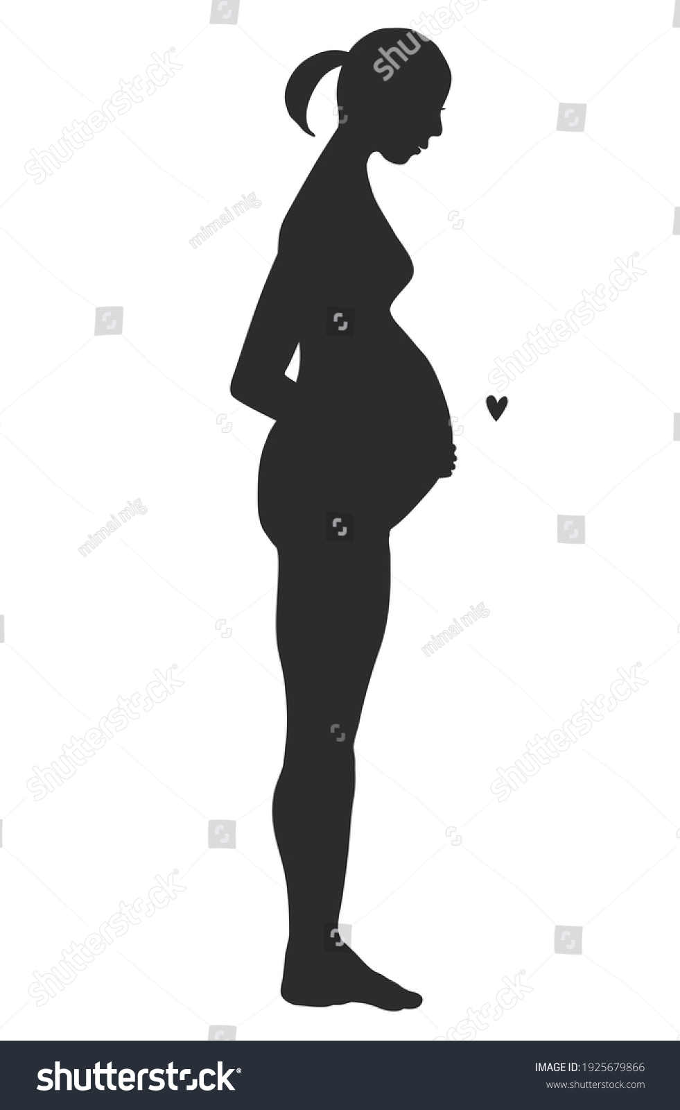 Naked Girl Silhouette Bilder Stockfotos Und Vektorgrafiken