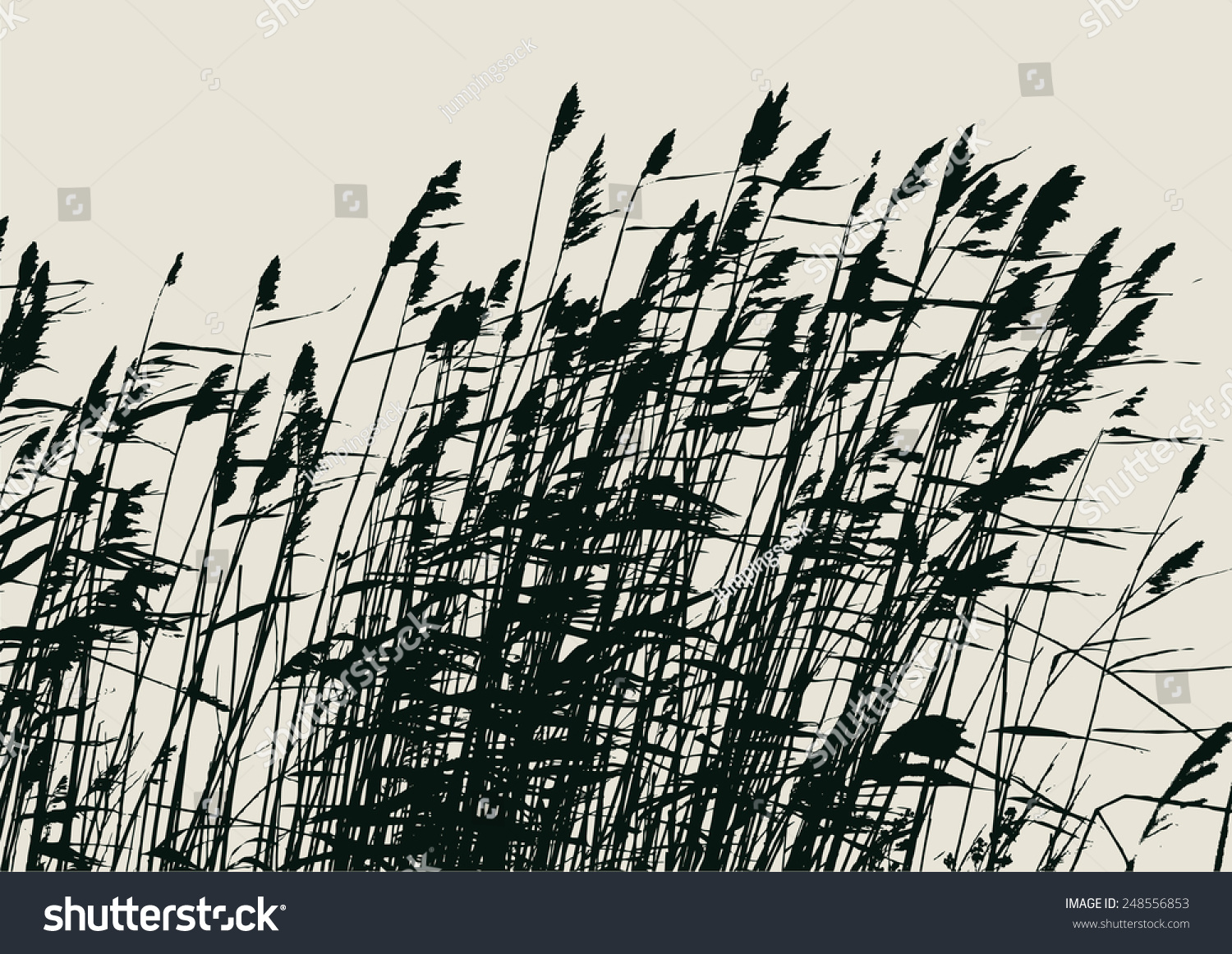 Silhouette Cane Vector Illustration Stock Vector 248556853 - Shutterstock