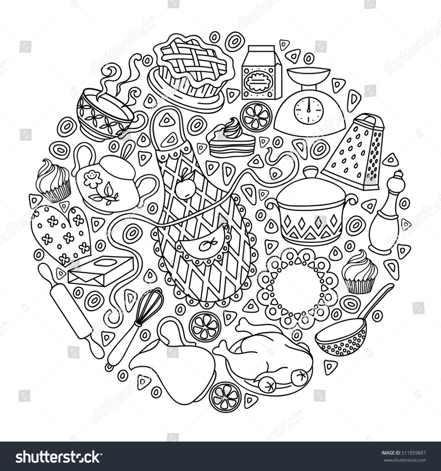 Sketch Vector Hand Drawn Doodle Cartoon Shutterstock