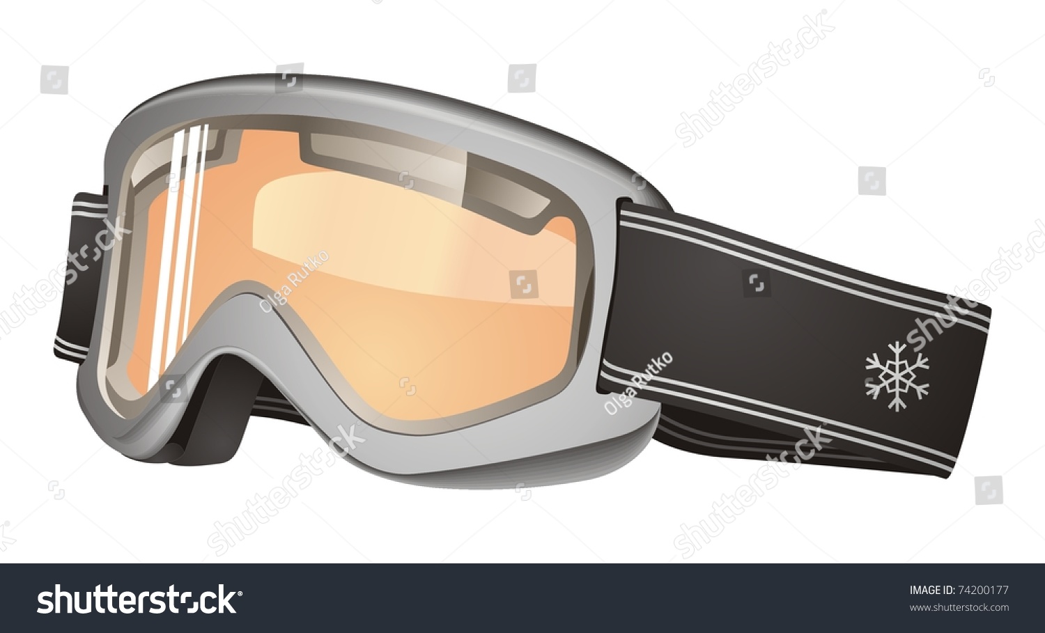 Ski Mask Vector Stock Vector 74200177 - Shutterstock