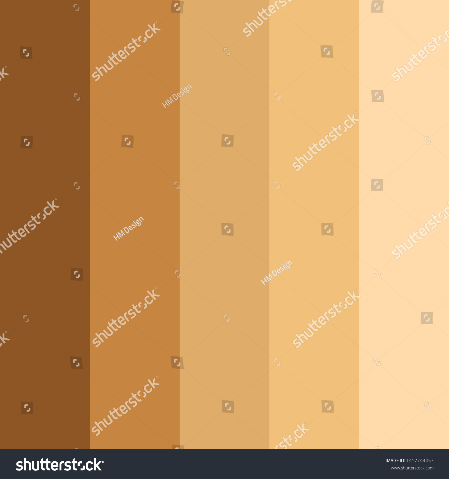 Skin Tones Color Palette Vector Illustration Stock Vector Royalty Free