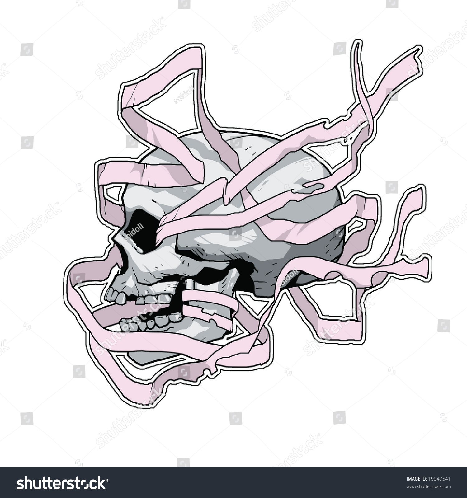 Skull Stock Vector Illustration 19947541 : Shutterstock