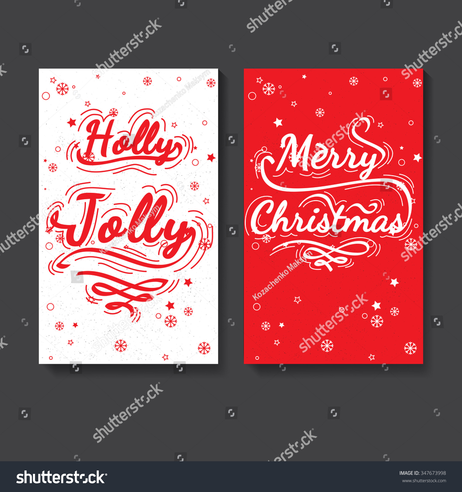 Slogan On Christmas Theme. Christmas Calligraphic Lettering For Post