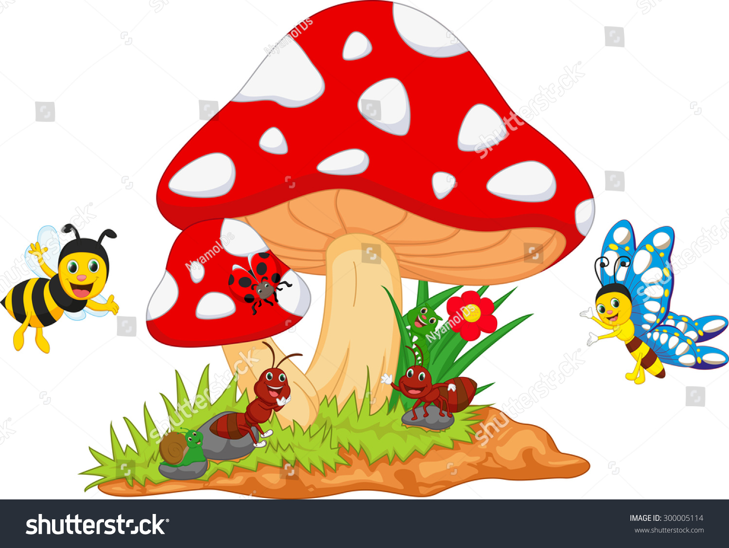 Small Animal Cartoon Stock Vector 300005114 - Shutterstock