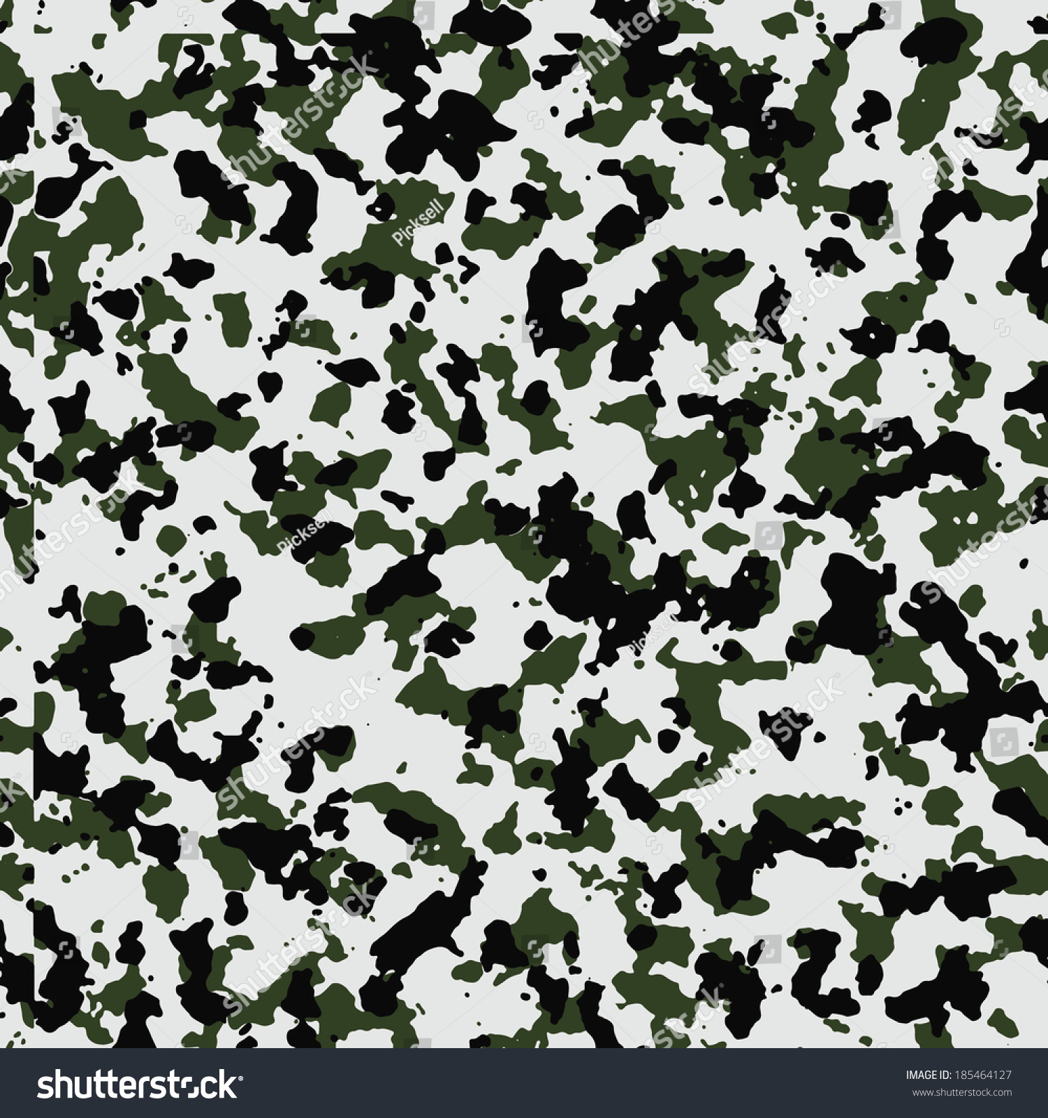 Snow Seamless Camo Vector. 200+ Camo Textures In My Portfolio