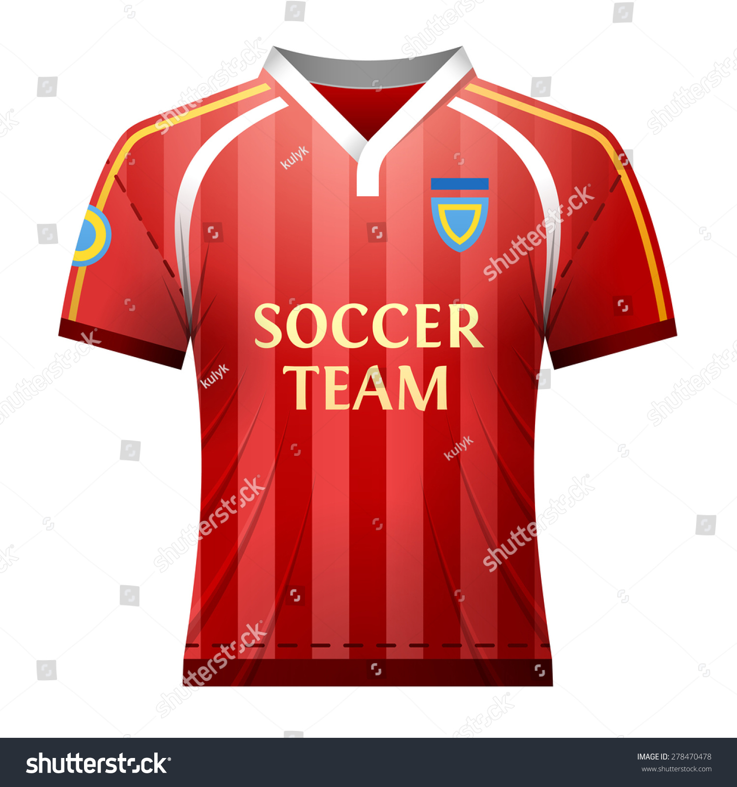 football shirt vector