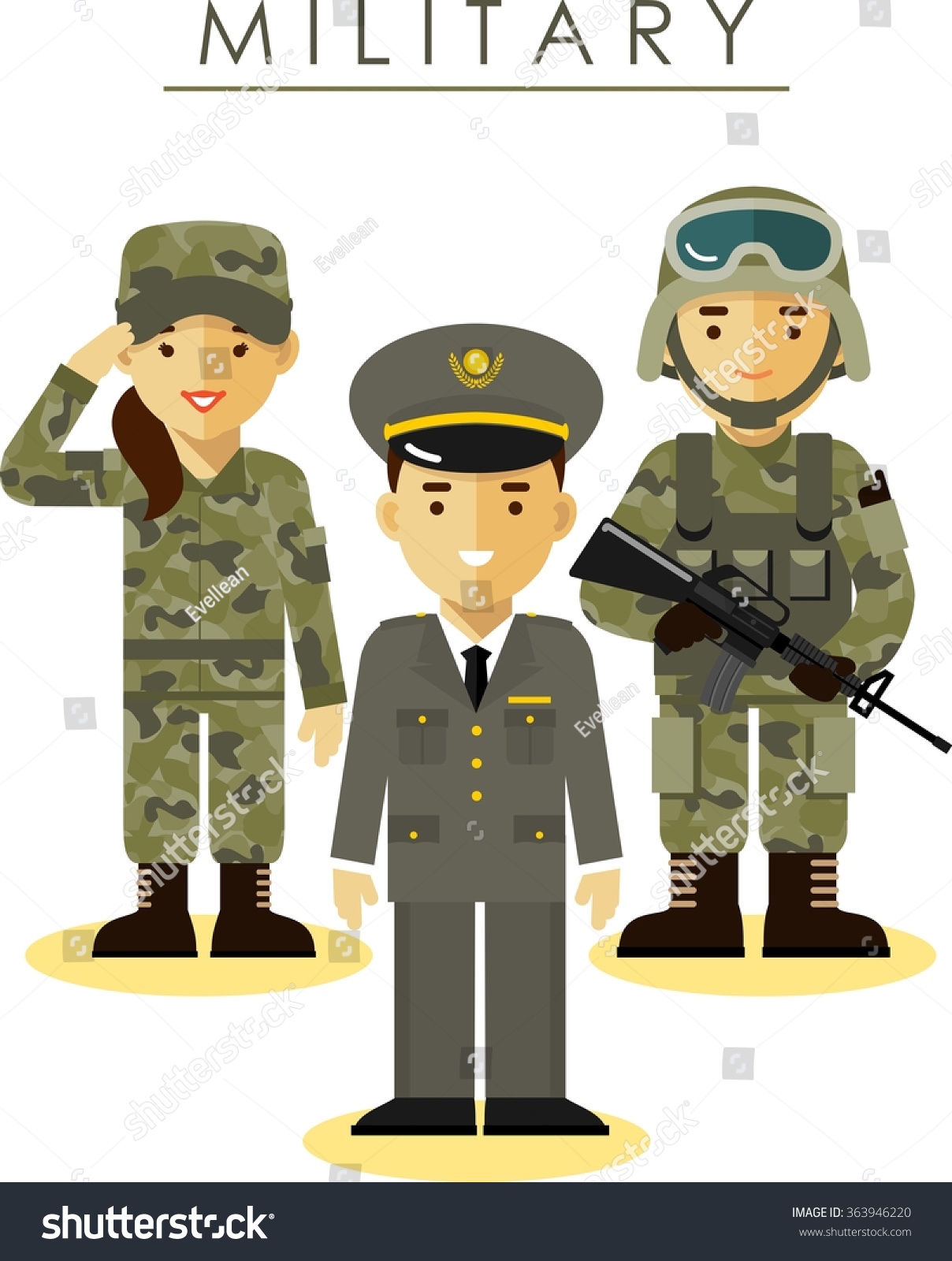 military officer clipart - photo #47
