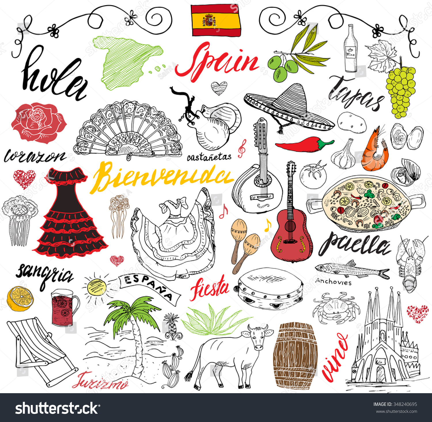 clipart map of spain - photo #48