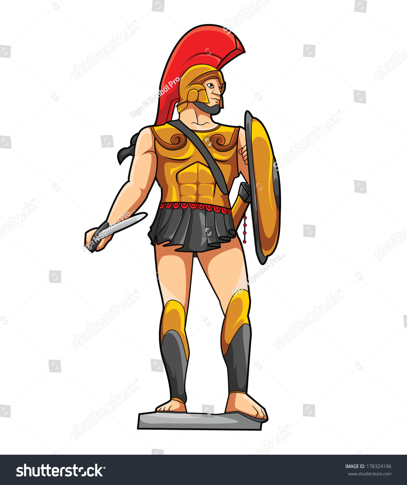 Spartan Stock Vector 178324196 : Shutterstock