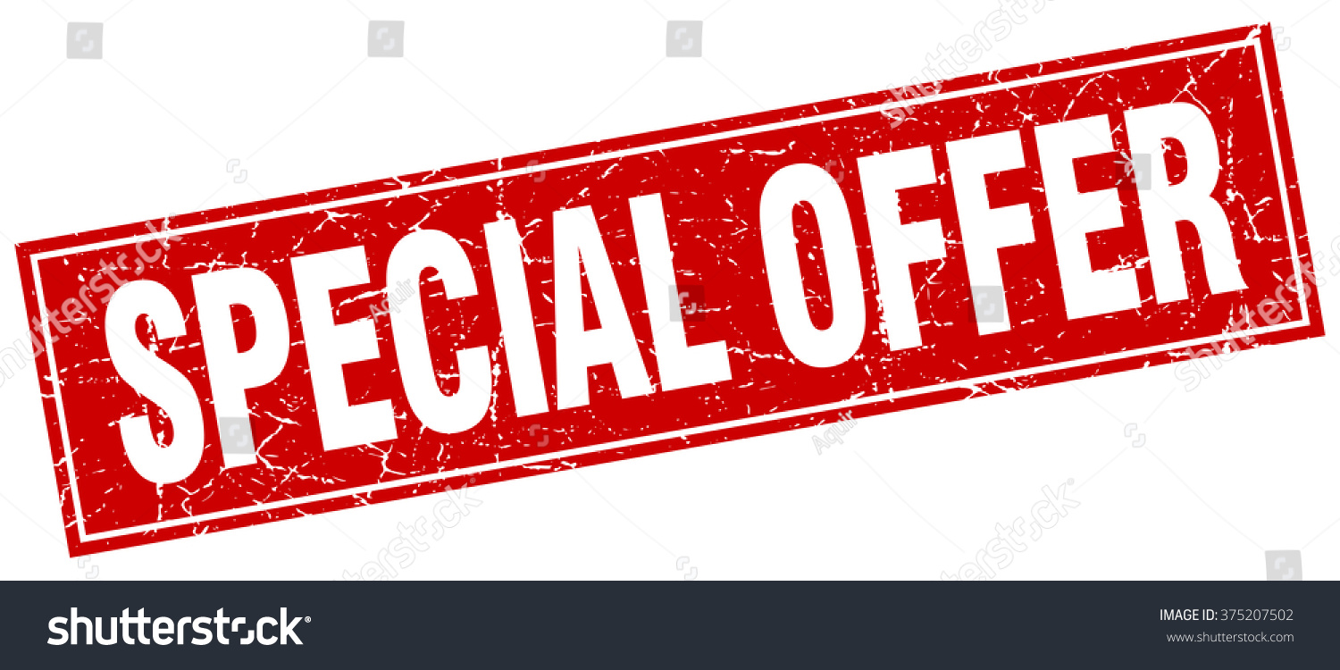 special offer red square grunge stamp on white special offer red square grunge stamp on white