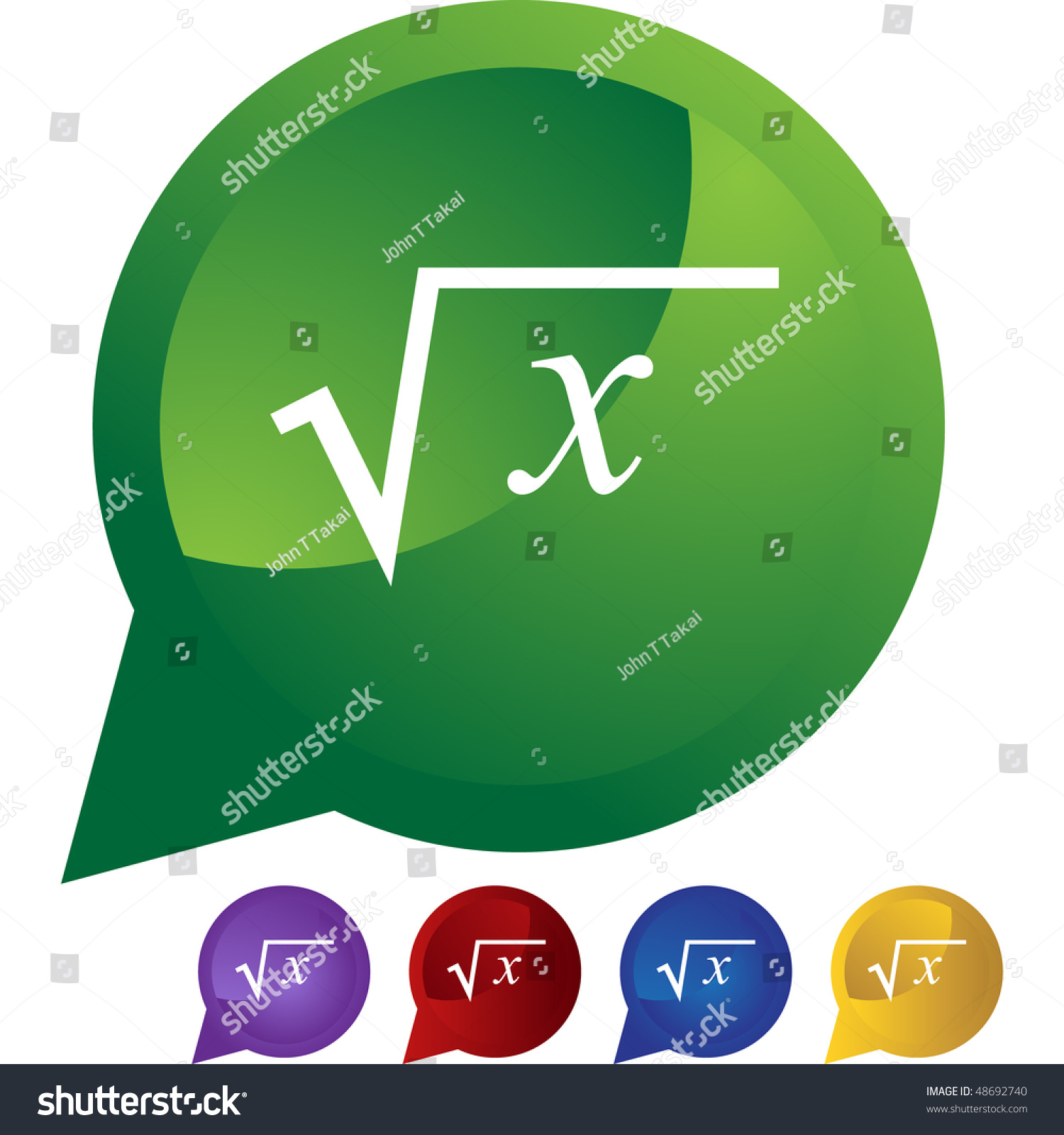 Web Button Isolated On A Background Square Root Web Button Isolated On A Background Stock