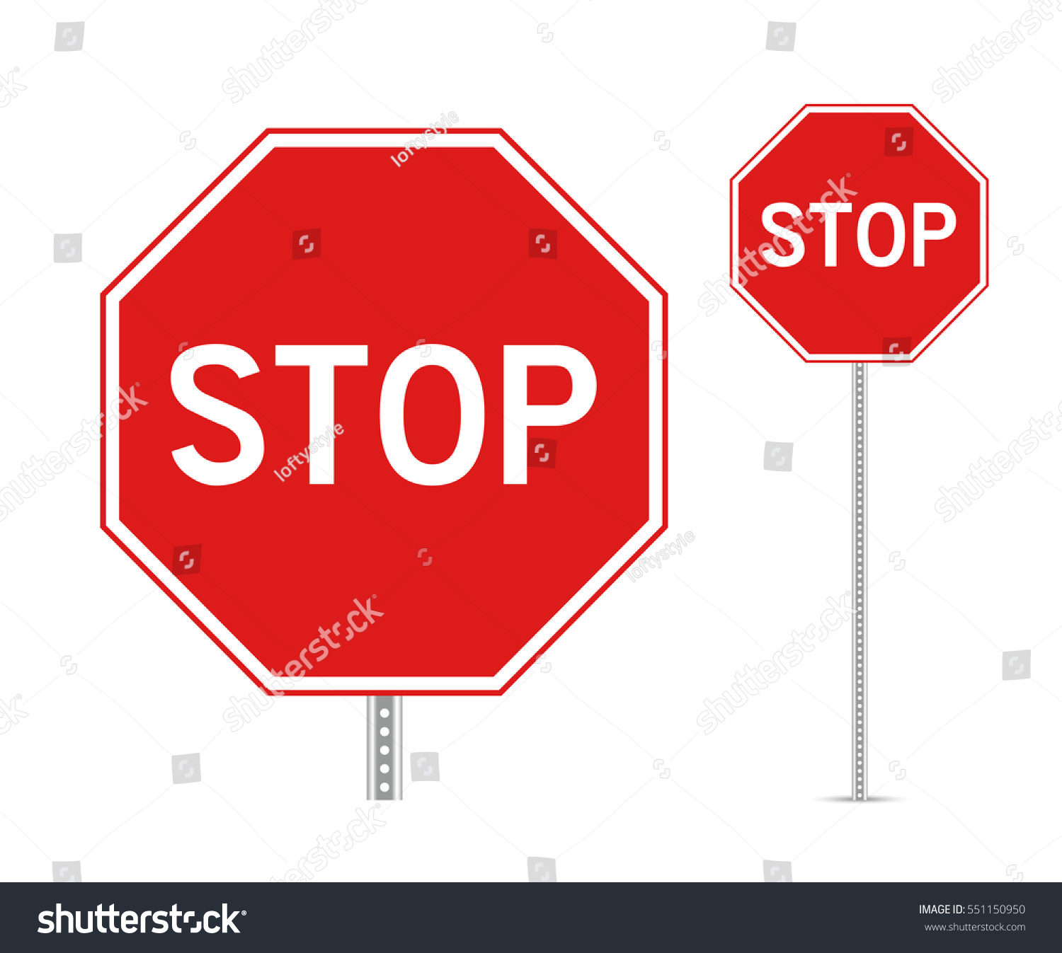 Stop Sign Stock Vector Royalty Free Shutterstock