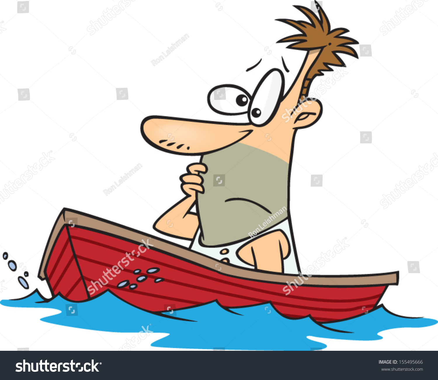 clipart man in boat - photo #15