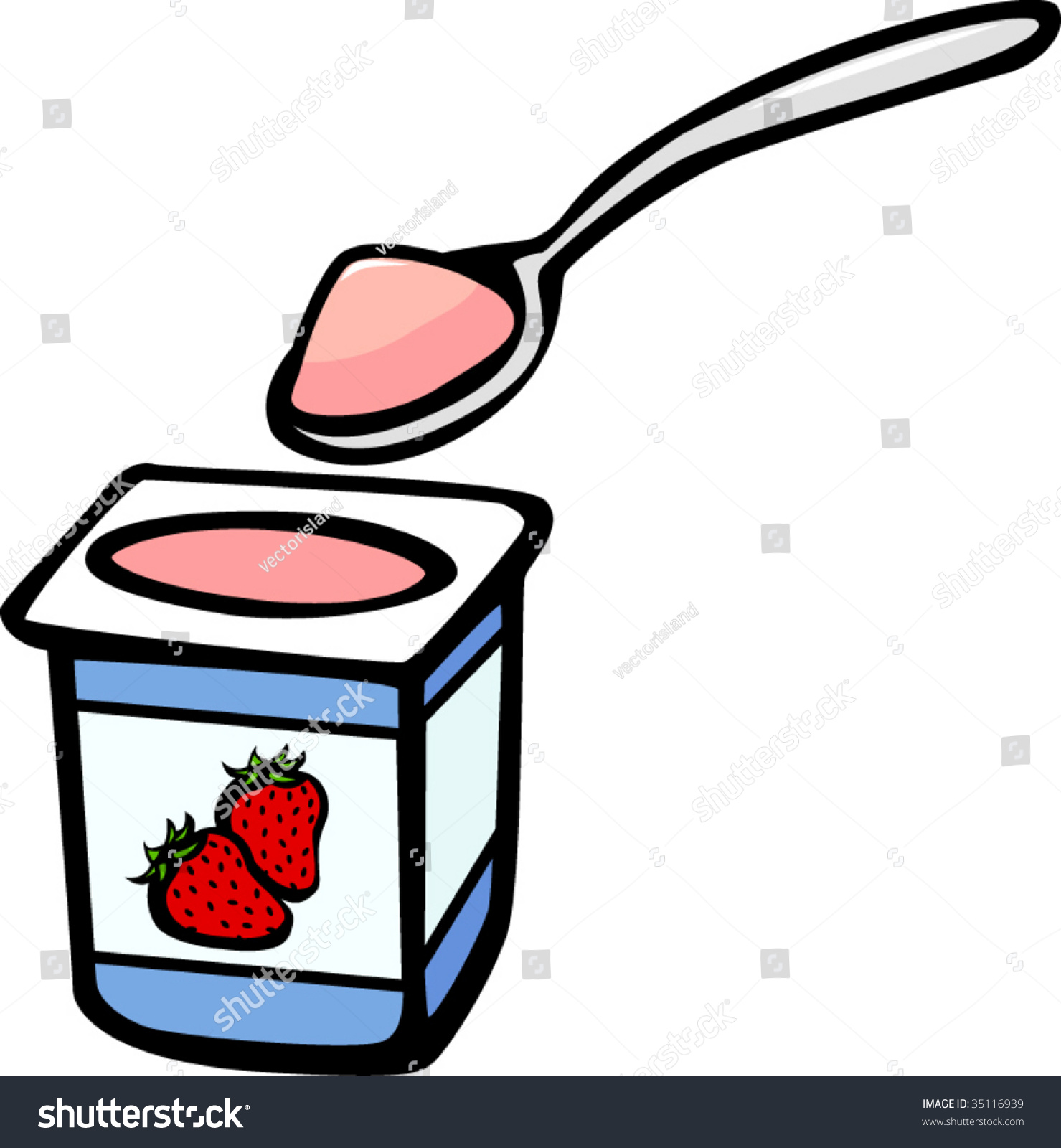 clipart of yogurt - photo #44