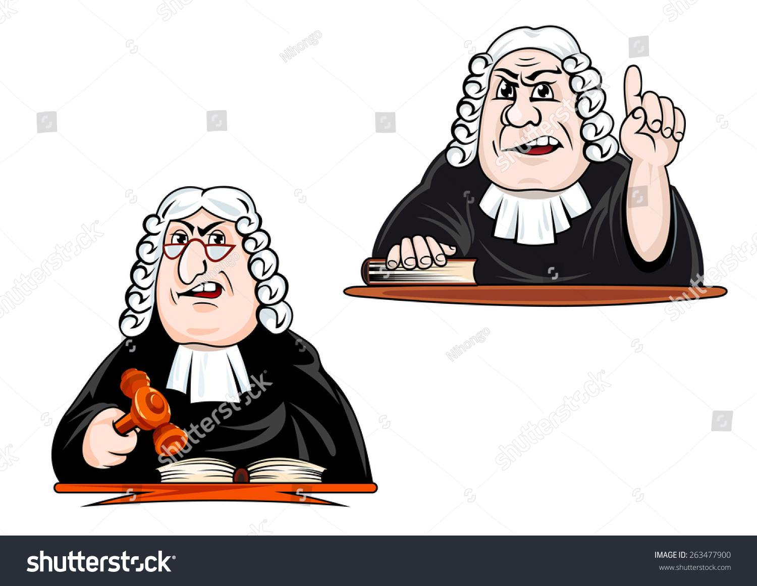 judge wig clipart - photo #36