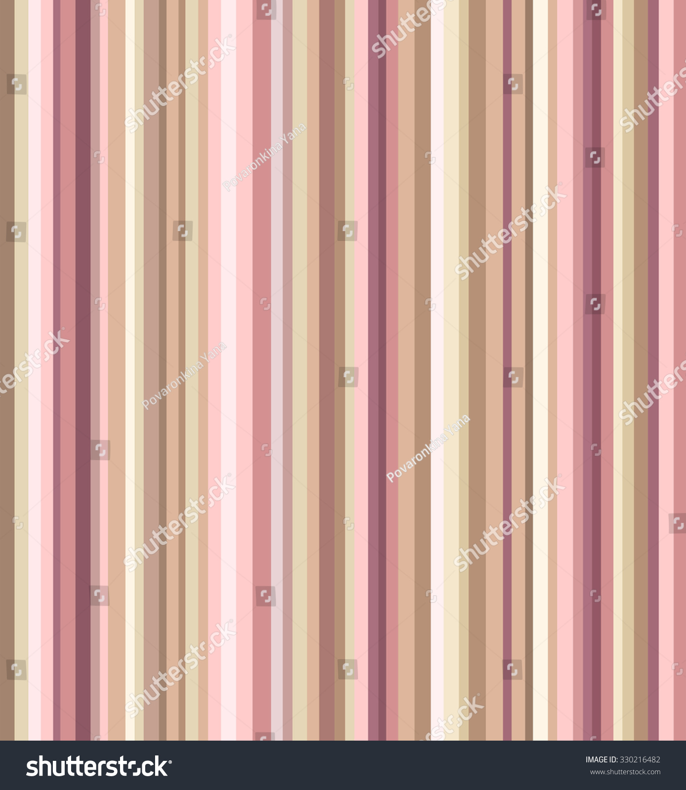 Striped Background On The Cover And Fabric Beige Brown Pink Stock