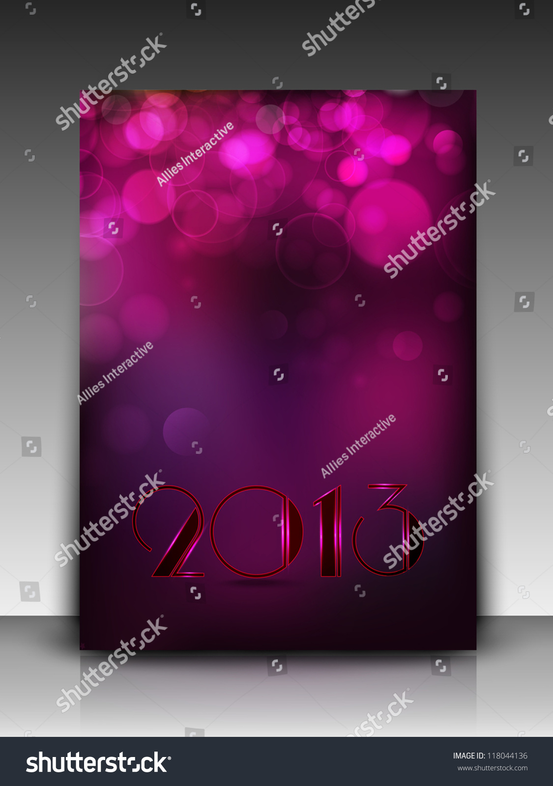 Stylized 2013 Happy New Year background EPS 10 Stylized 2013 Happy New Year background EPS 10