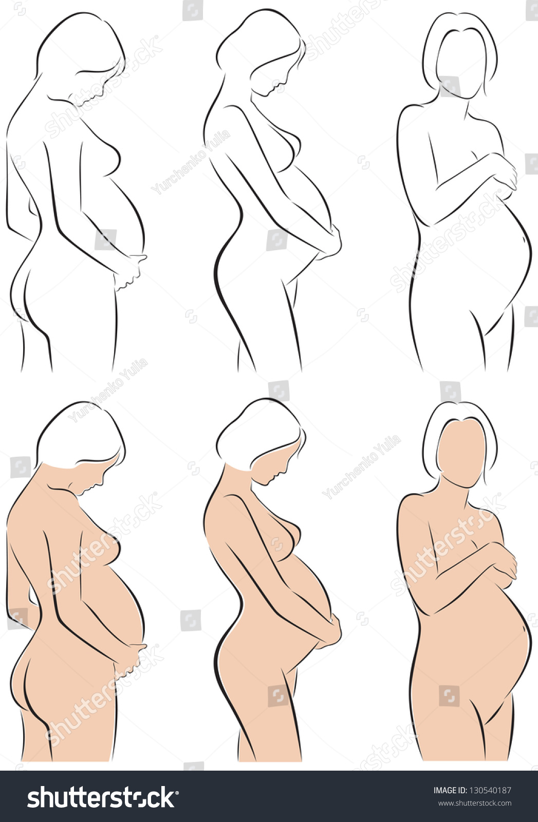 woman Beautiful body pregnant