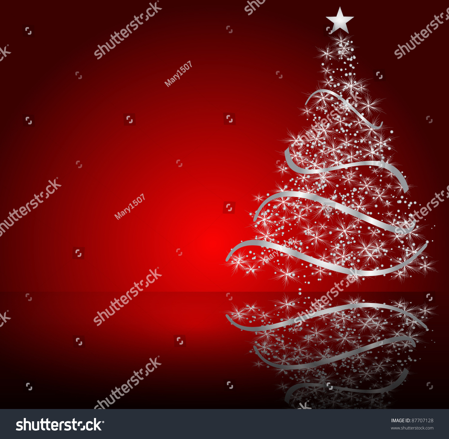 Stylized Vector Christmas Tree Shutterstock