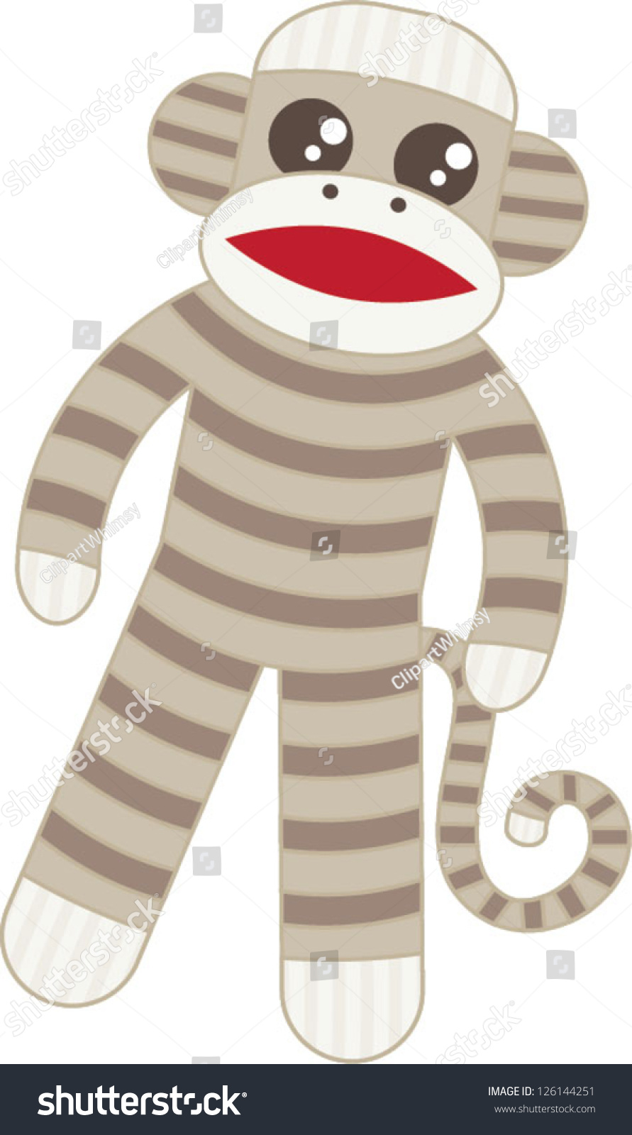 brown sock monkey