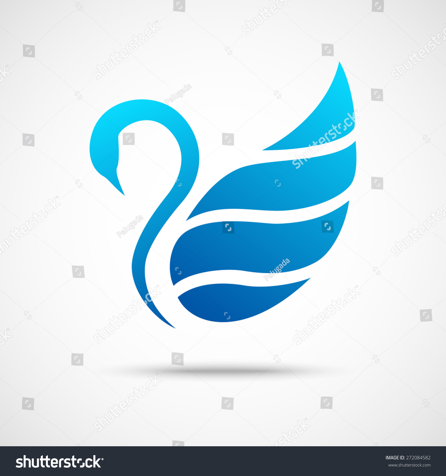 Swan Icon Stock Vector 272084582 - Shutterstock