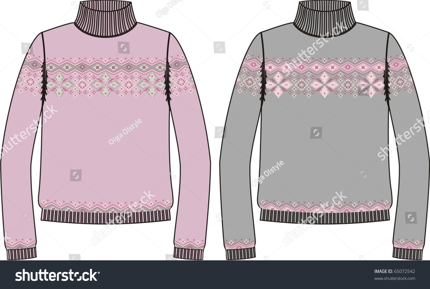 Sweater For Knitting ( Vector) - 65072542 : Shutterstock