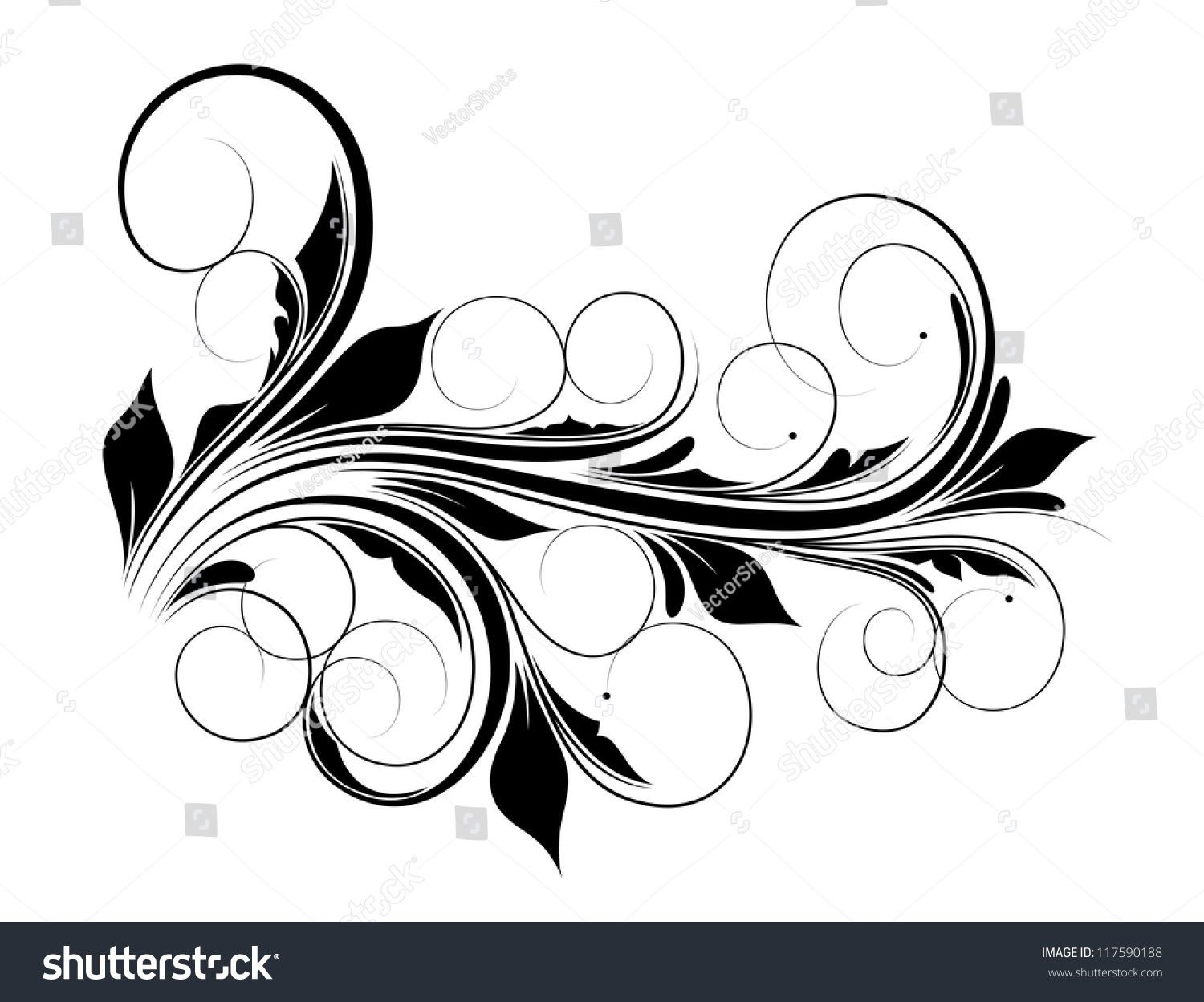 Swirl Vector Design - 117590188 : Shutterstock