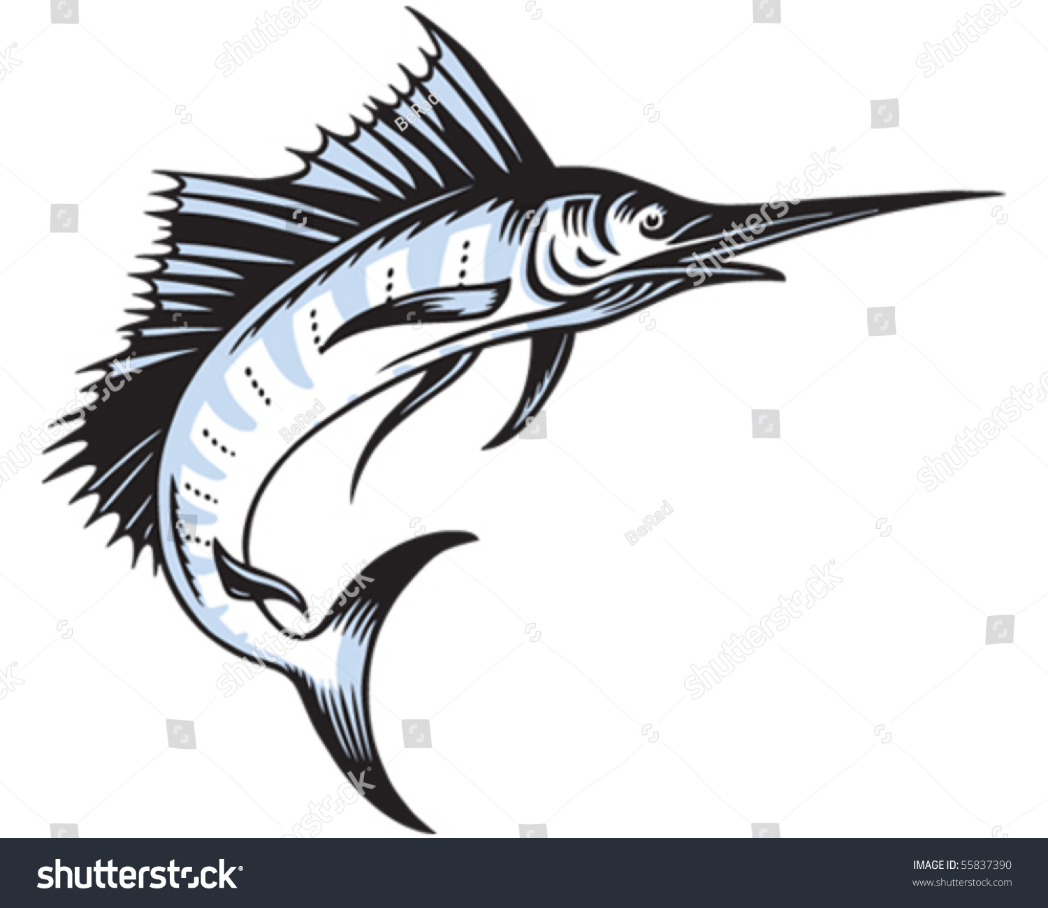 Swordfish Stock Vector Royalty Free Shutterstock