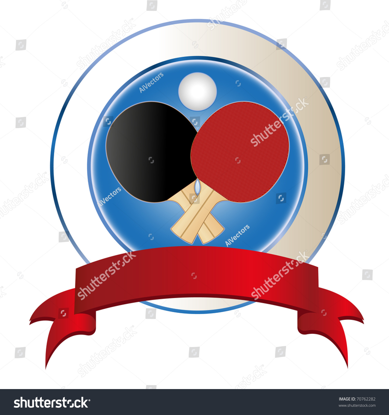 Table Tennis Ping Pong Round Logo Stock Vector 70762282 - Shutterstock