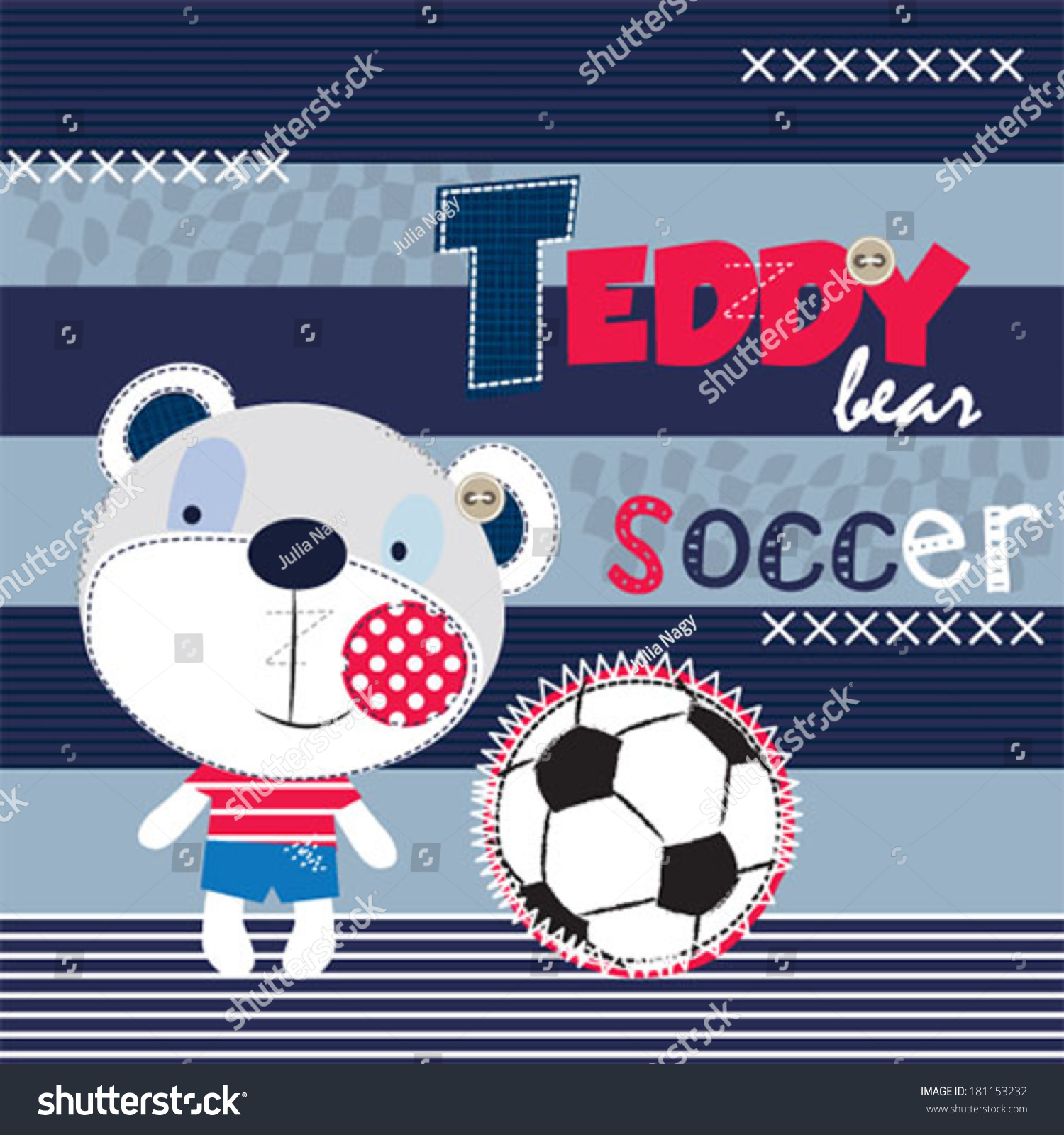 teddy bear soccer