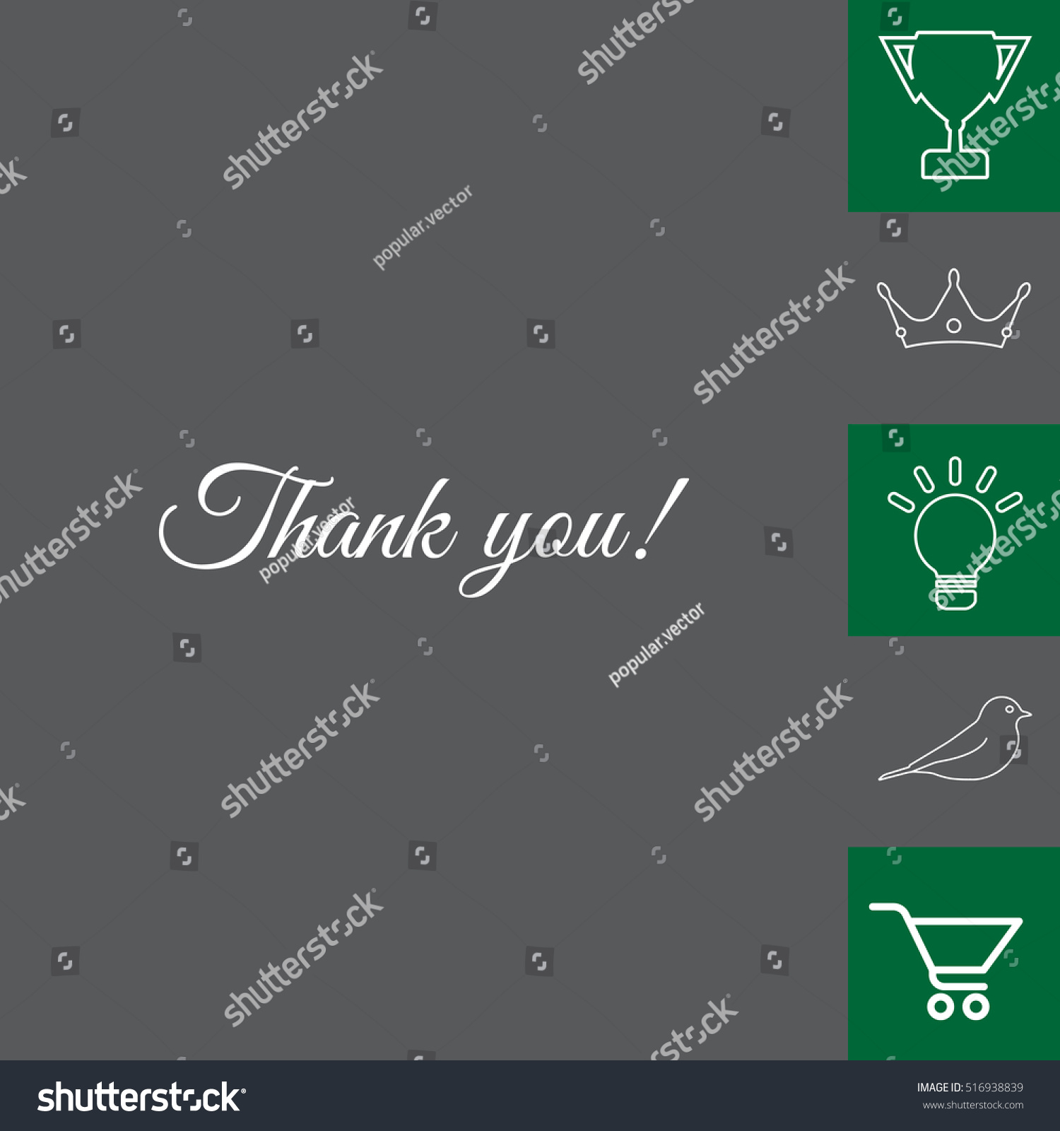 Thank You Handwritten Inscription Hand Drawn Stock Vector Royalty Free