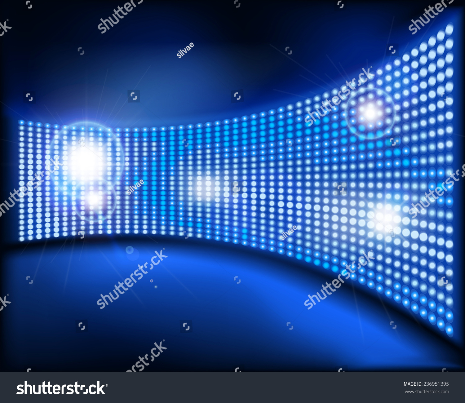 The Big Screen. Vector Illustration. - 236951395 : Shutterstock