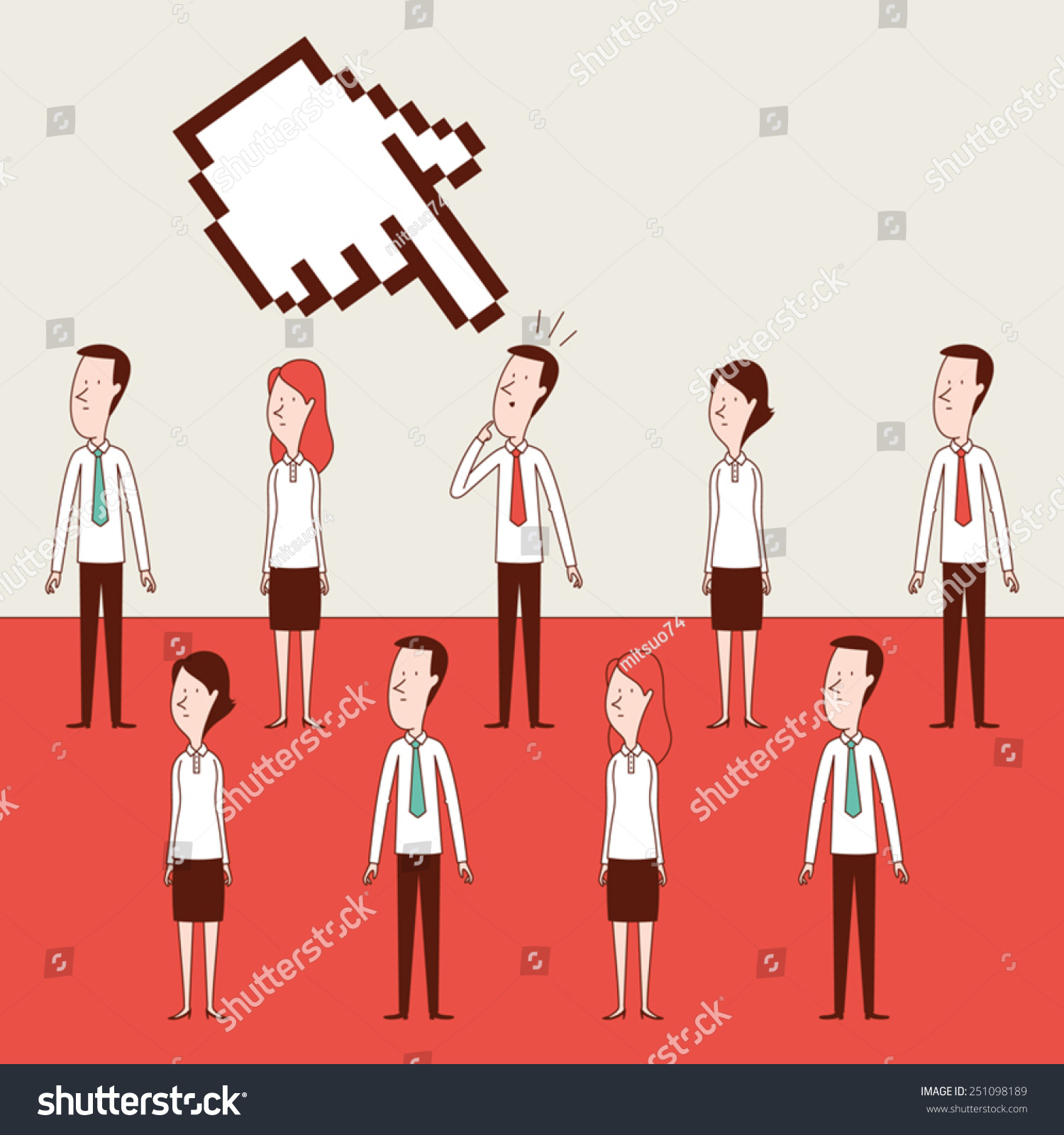 the-chosen-one-stock-vector-illustration-251098189-shutterstock