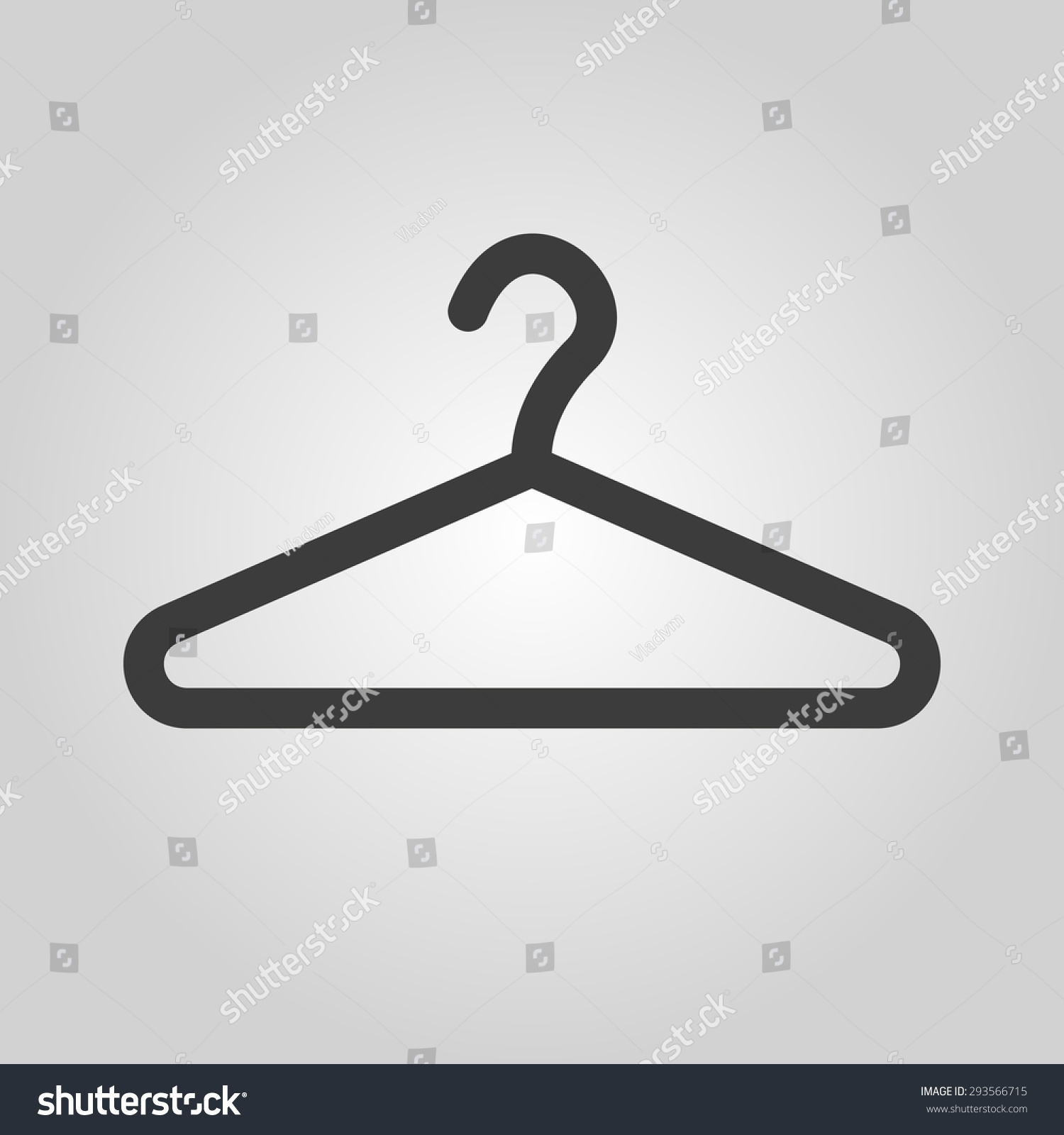 hanger-icon-coat-rack-symbol-flat-stock-vector-293566715-shutterstock