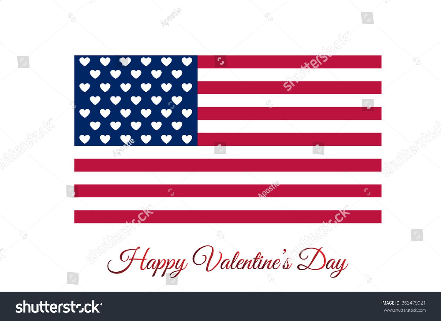 valentines day flags free shipping