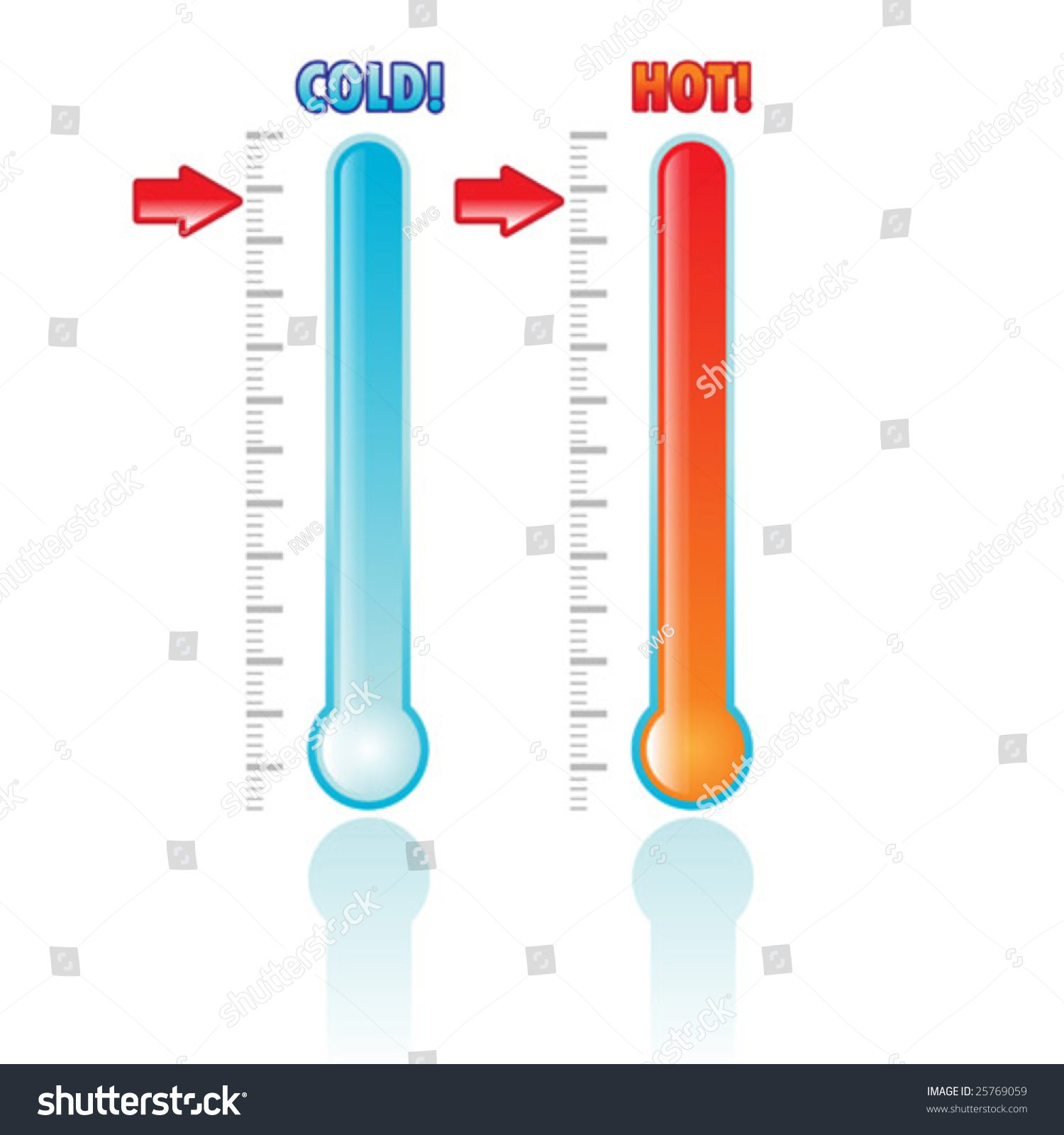 Thermometer Towards A Fundraiser Target Or Towards Temperature Stock
