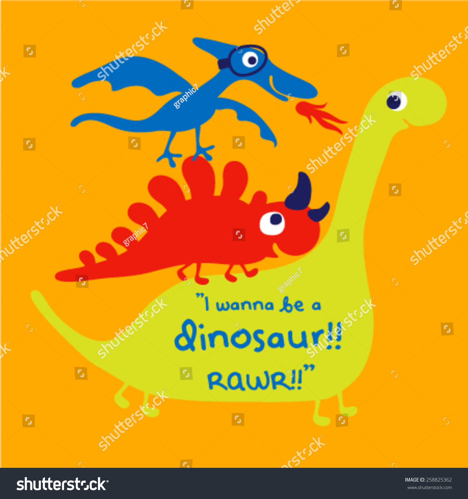 dinosaurs playing