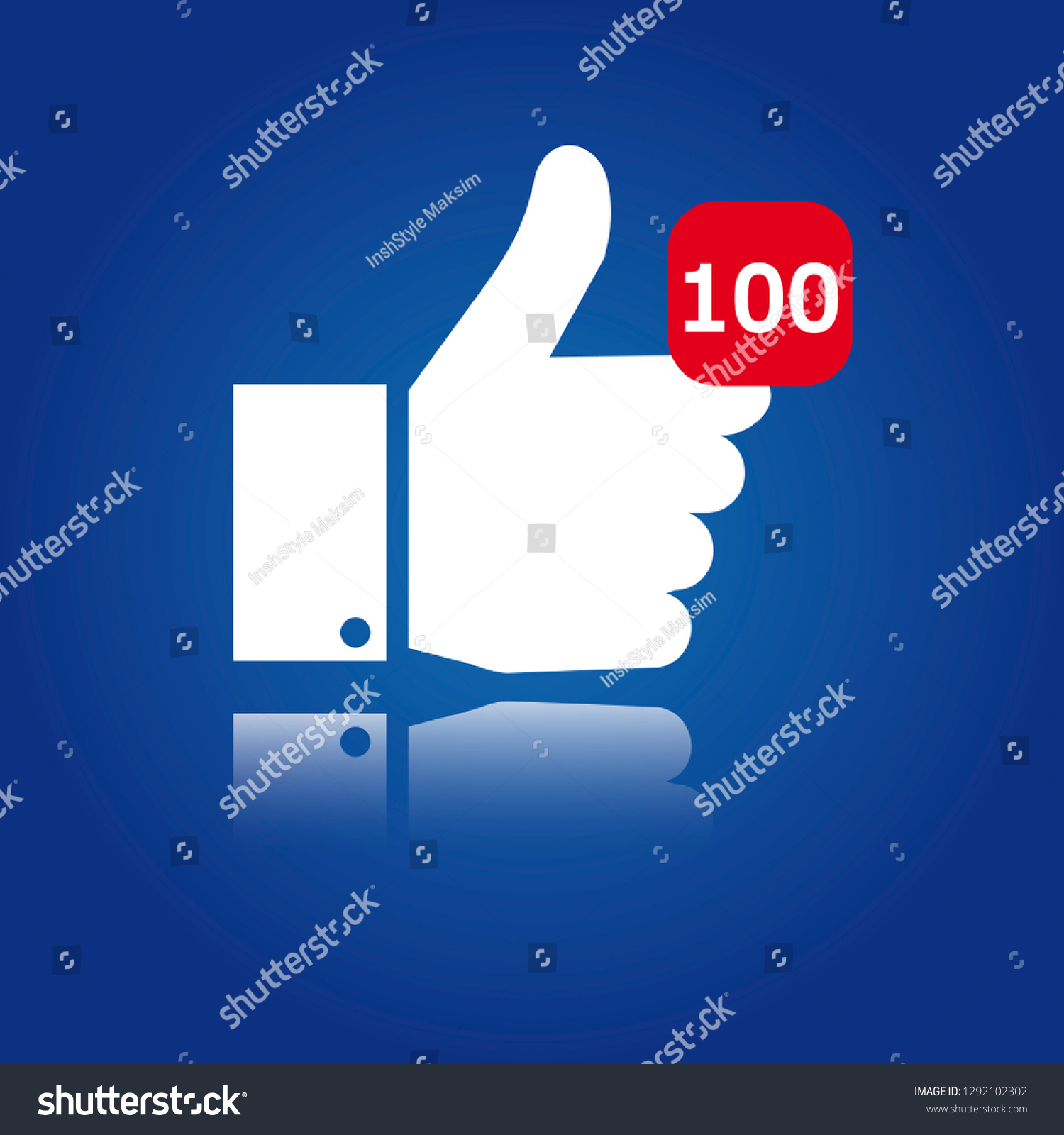 Thumb Symbol Finger Icon Vector Illustration Stock Vector Royalty Free