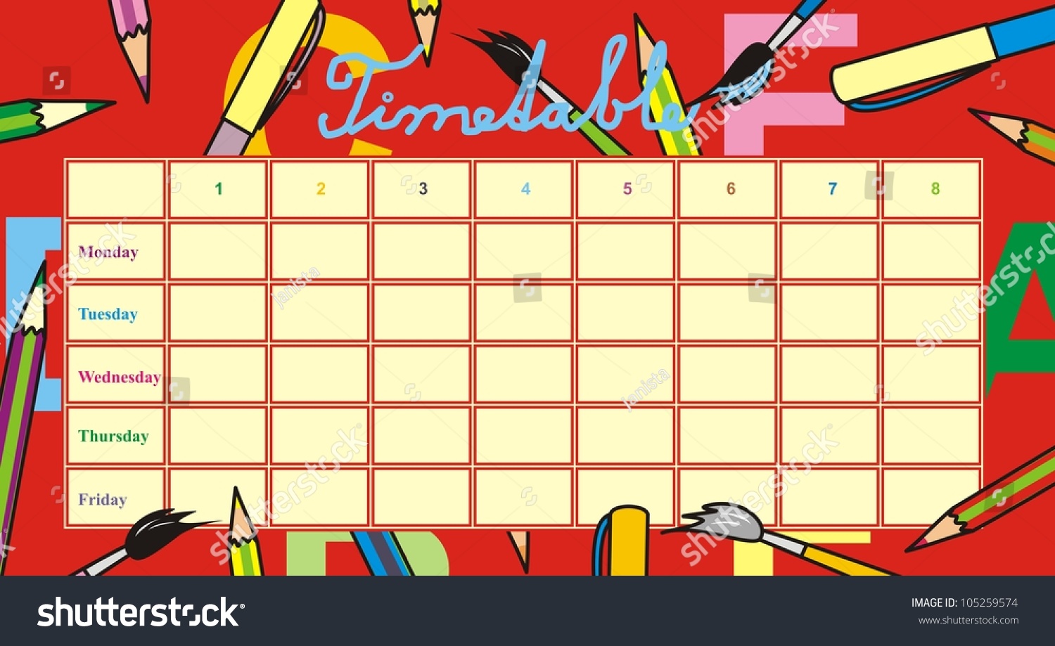 school inventory template