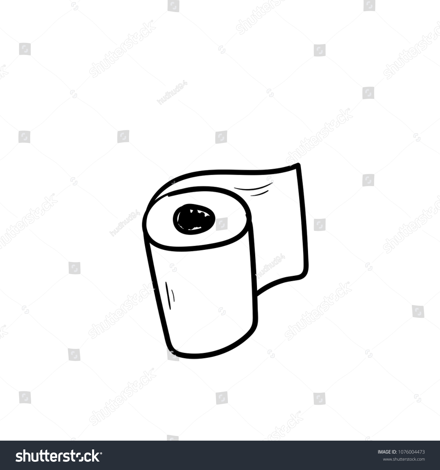 Tissues Doodle Vector Icon Stock Vector Royalty Free