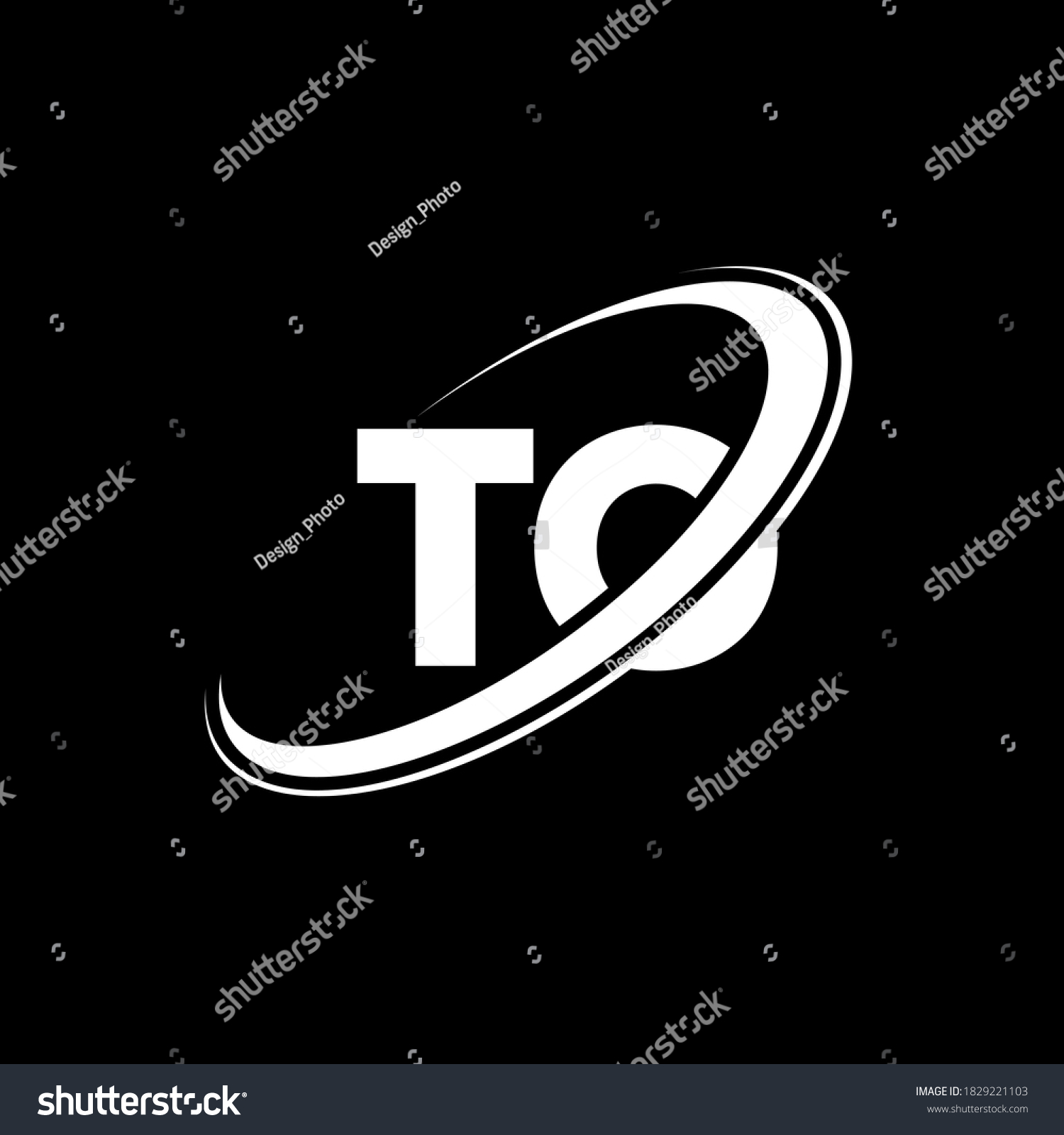 T O Letter Logo Design Initial Stock Vector Royalty Free