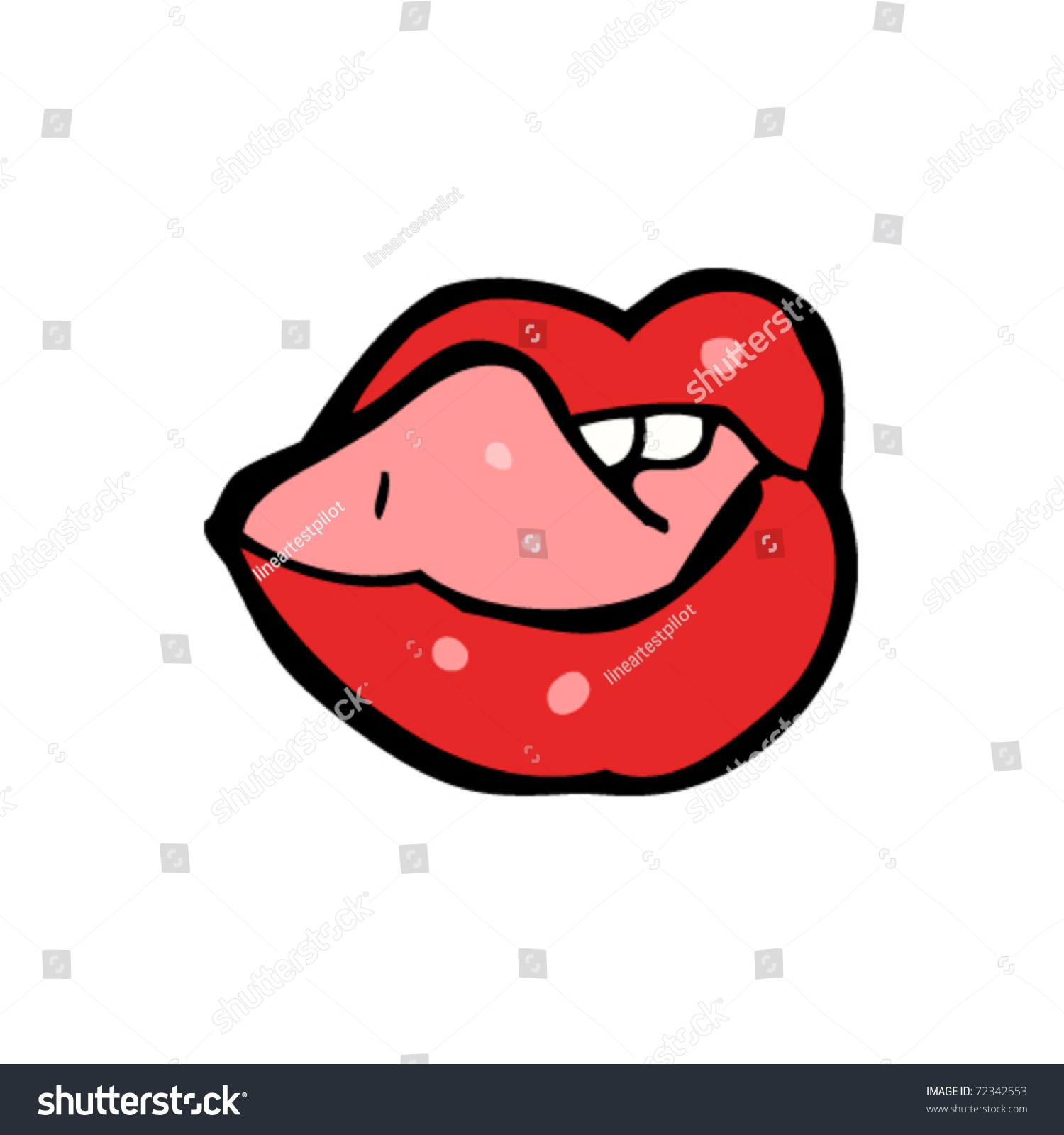 lips tongue clipart - photo #29
