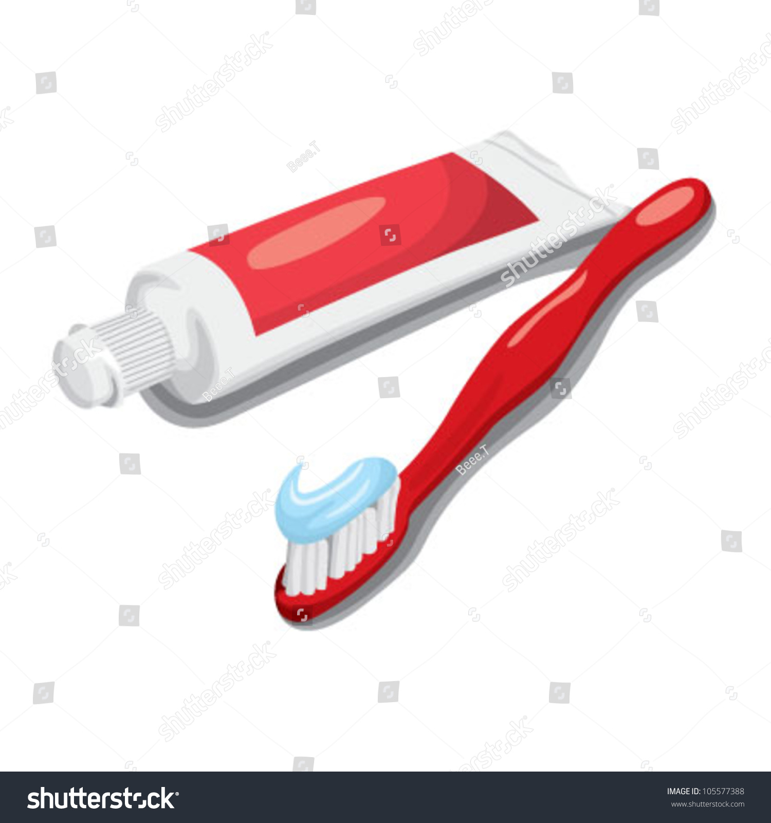 clipart toothbrush and toothpaste - photo #40
